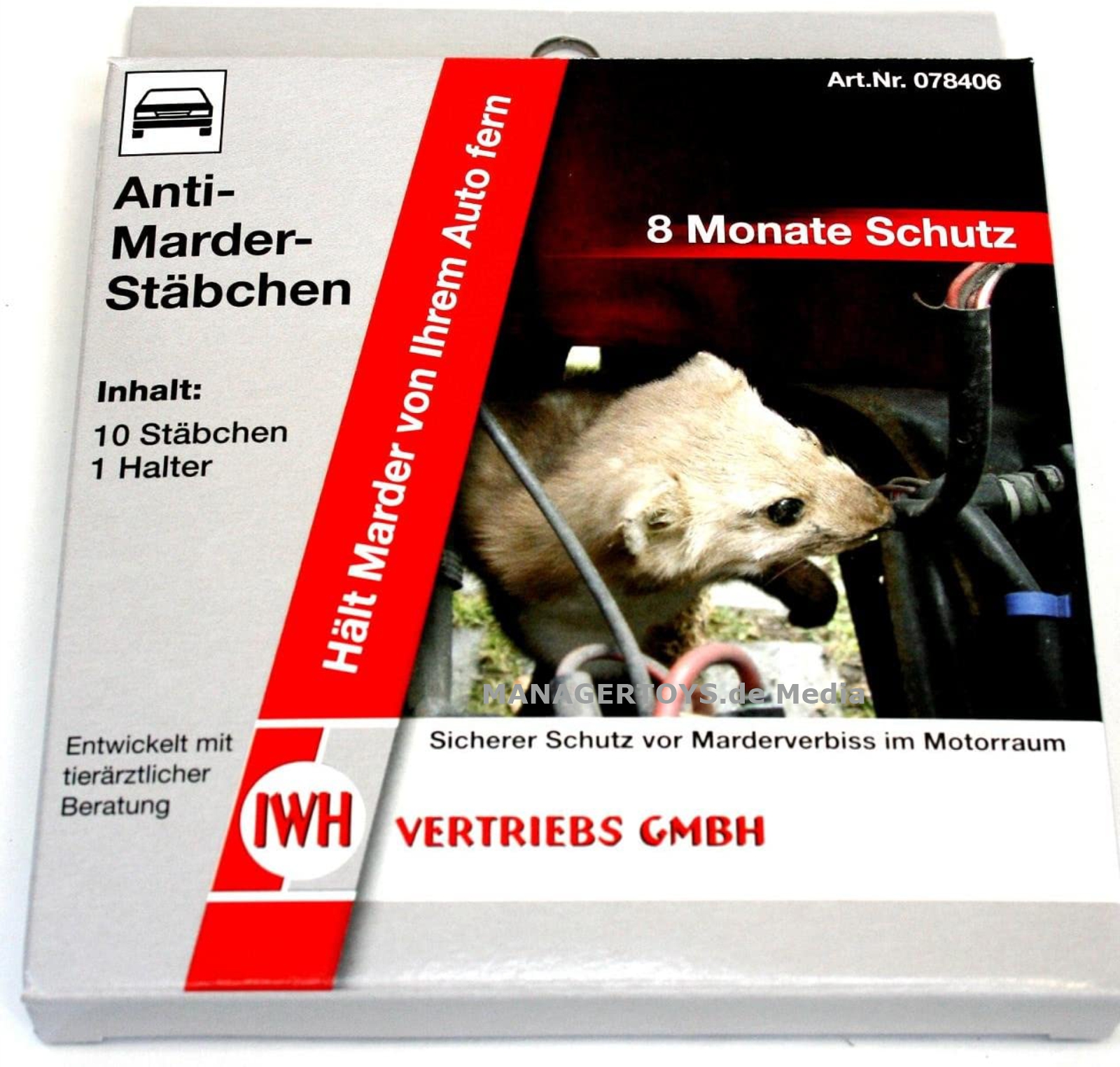 10 x Vergrämungs-Stäbchen Anti Marder Auto Marderschutz Marderabwehr