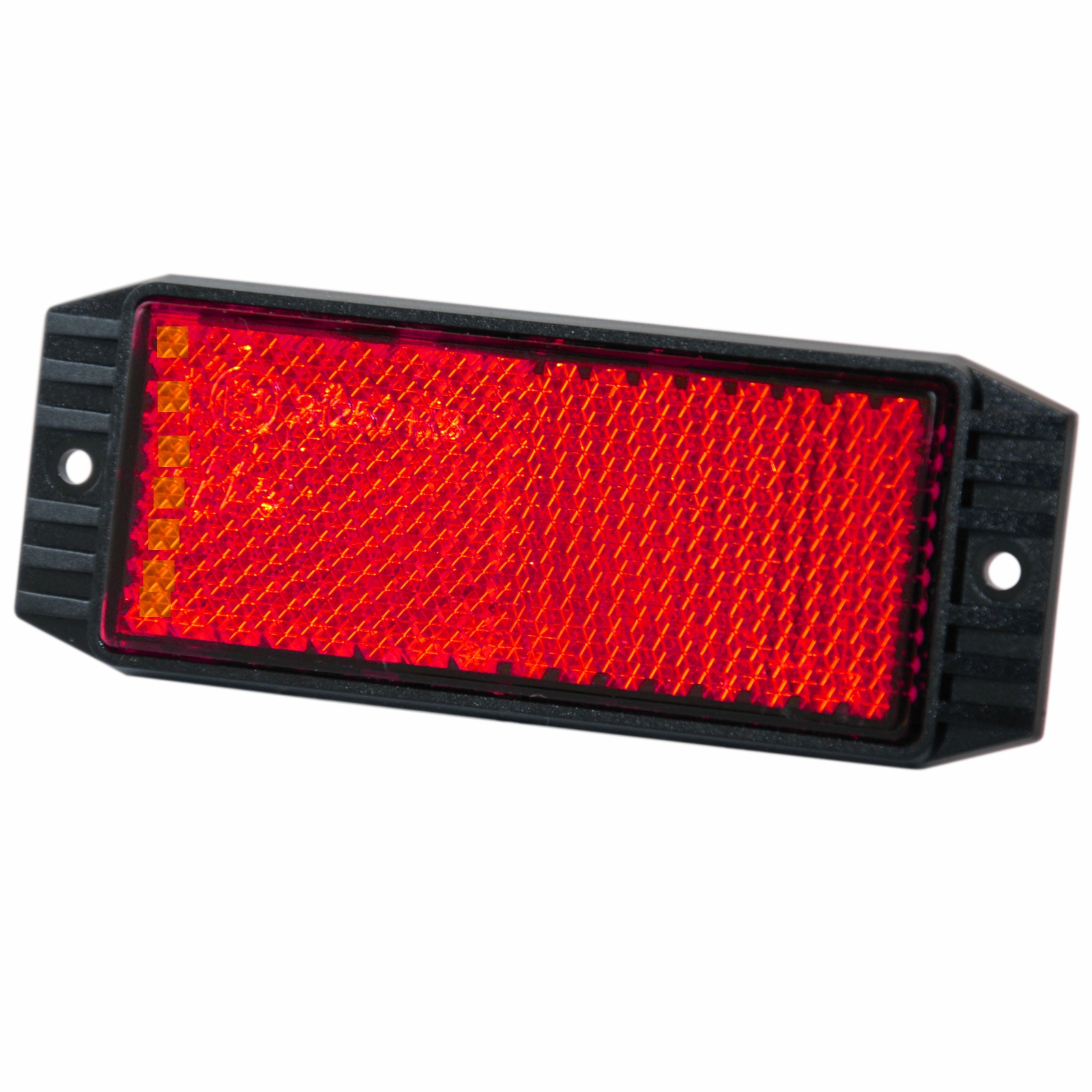 Katzenauge Rückstrahler rot E-Prüfzeichen Format 90 x 34 mm Reflektor