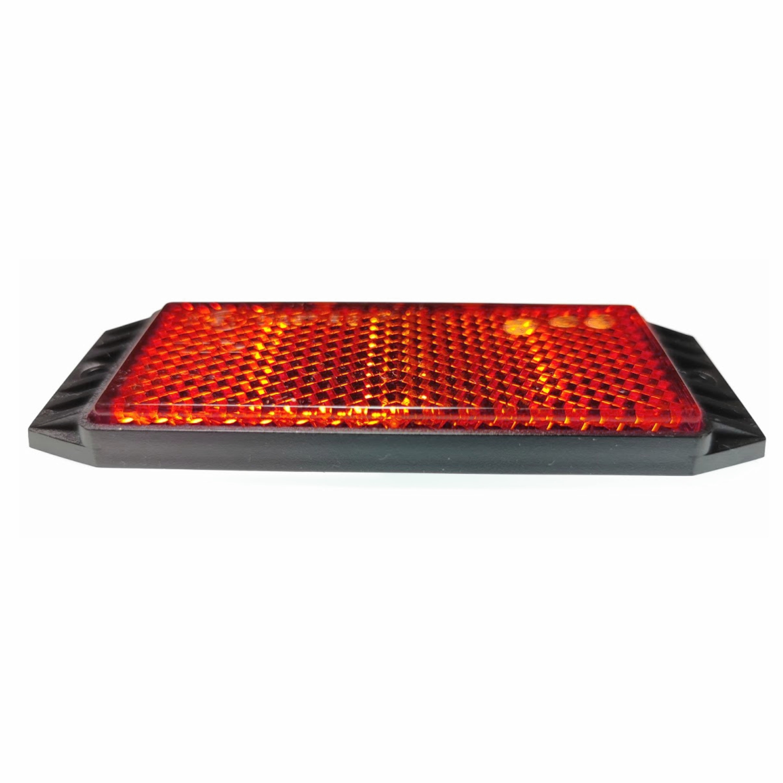 Katzenauge Rückstrahler rot E-Prüfzeichen Format 90 x 34 mm Reflektor