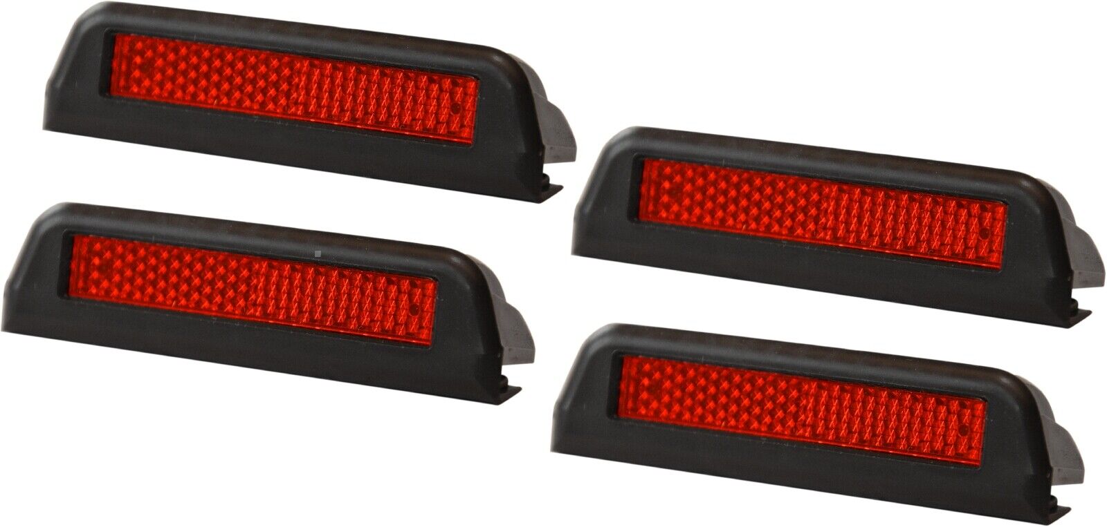 Vier Stück Türkantenschoner rot Auto Türschutz Türkantenschutz