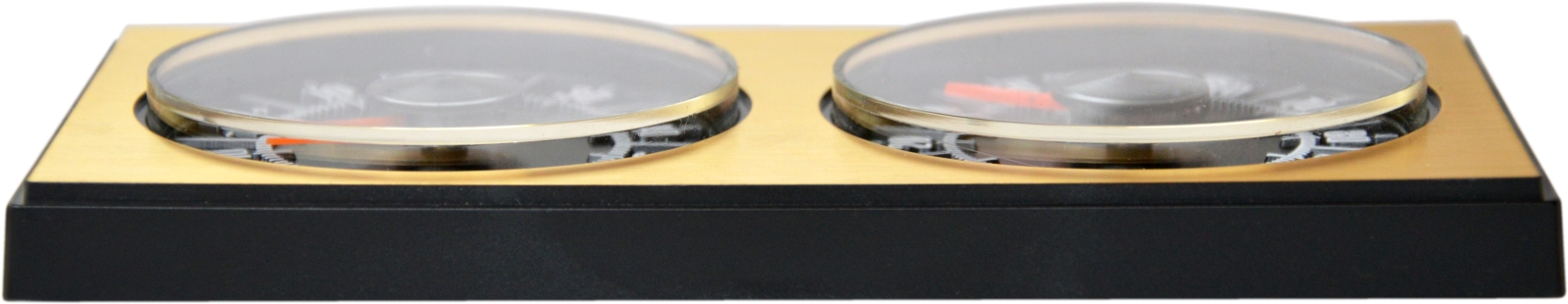 Wetterstation Thermometer Hygrometer Design Gold