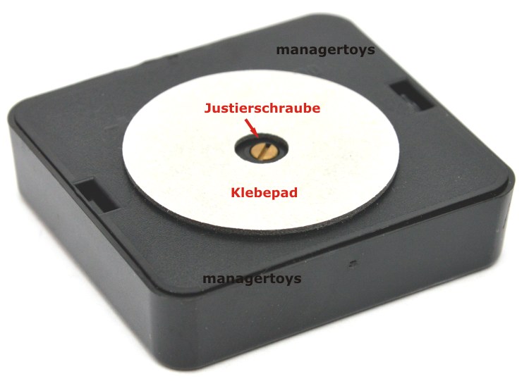 Reliefskala Thermometer Bimetall 6 x 5,6 cm selbstklebend