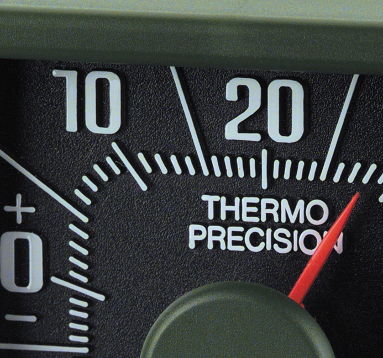 Reliefskala Thermometer Bimetall 6 x 5,6 cm selbstklebend