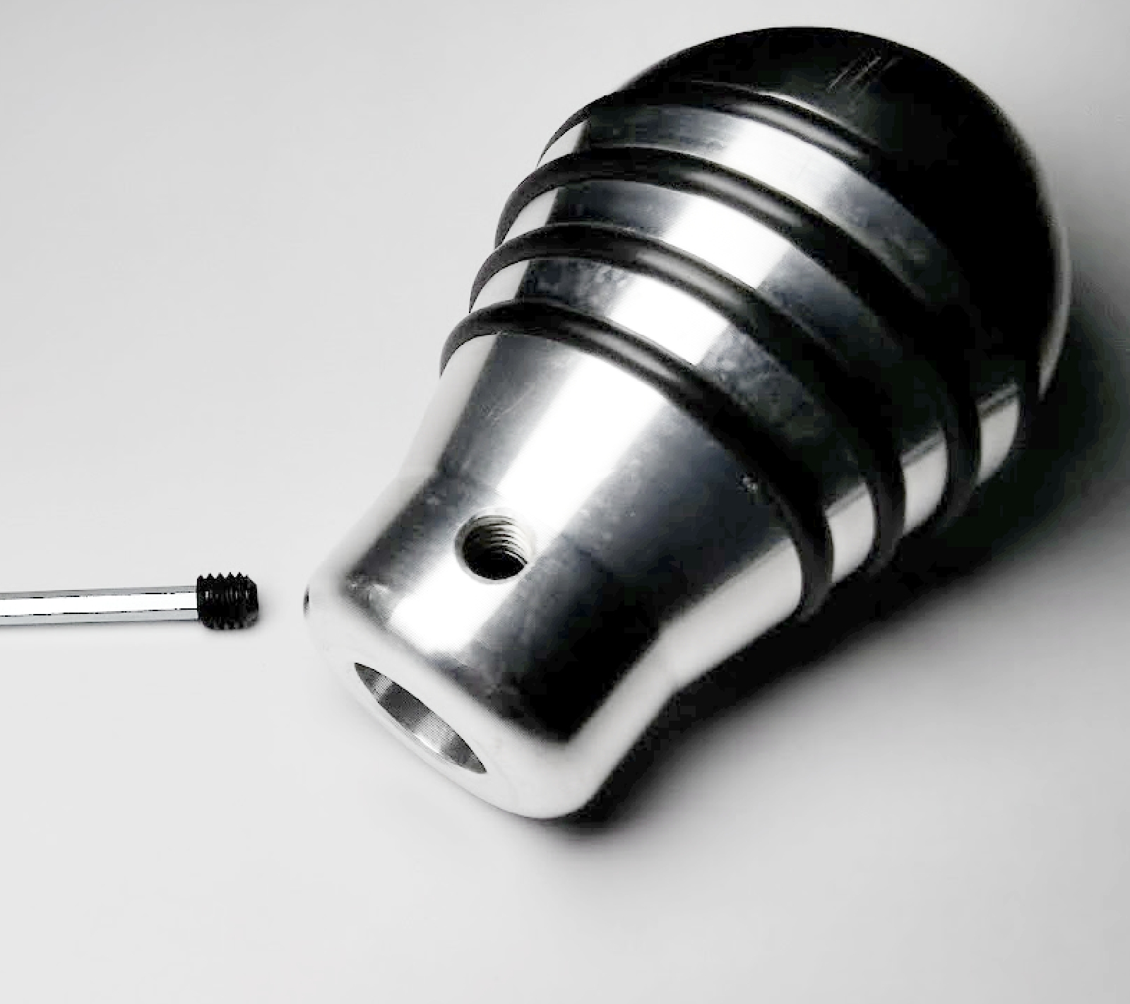 Alu Schaltknauf Classic Rally Boost Design Aluminum gefräst