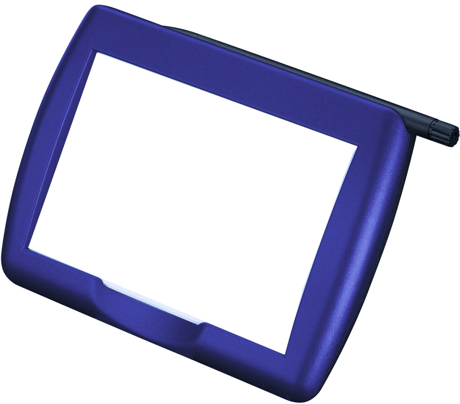 Blaue Zettel Halterung 40 Blatt Notizen Halter 13 x 10 cm selbstklebend