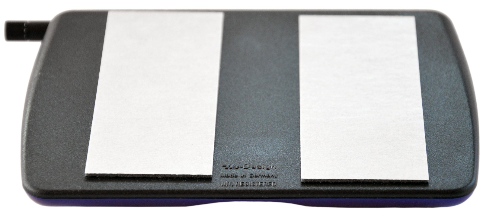 Blaue Zettel Halterung 40 Blatt Notizen Halter 13 x 10 cm selbstklebend