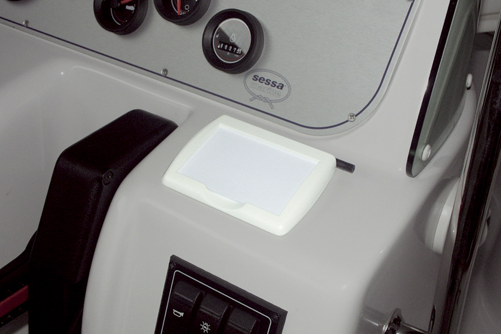 Weisse Zettel Halterung 40 Blatt Notizen Halter 13 x 10 cm selbstklebend