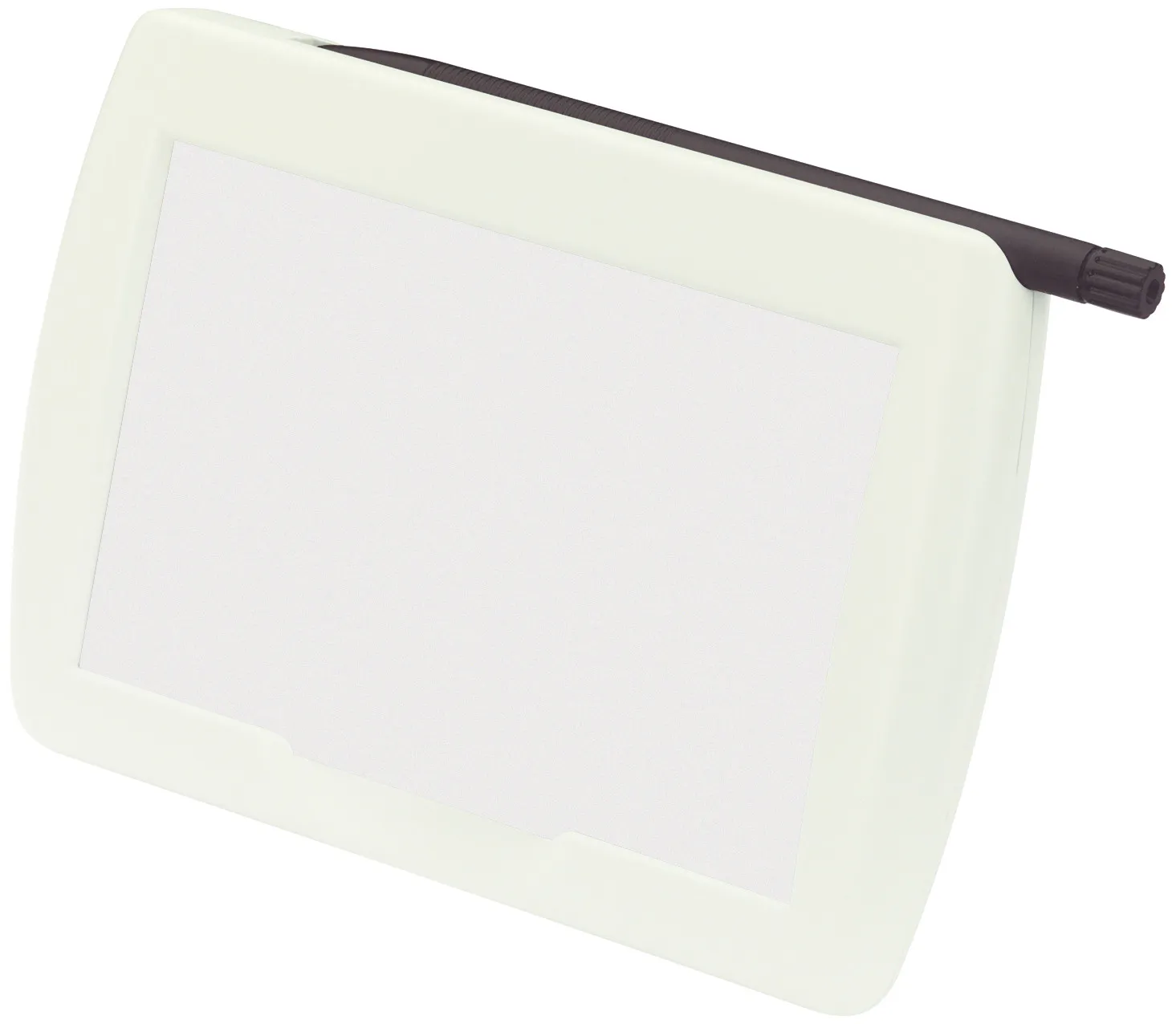 Weisse Zettel Halterung 40 Blatt Notizen Halter 13 x 10 cm selbstklebend