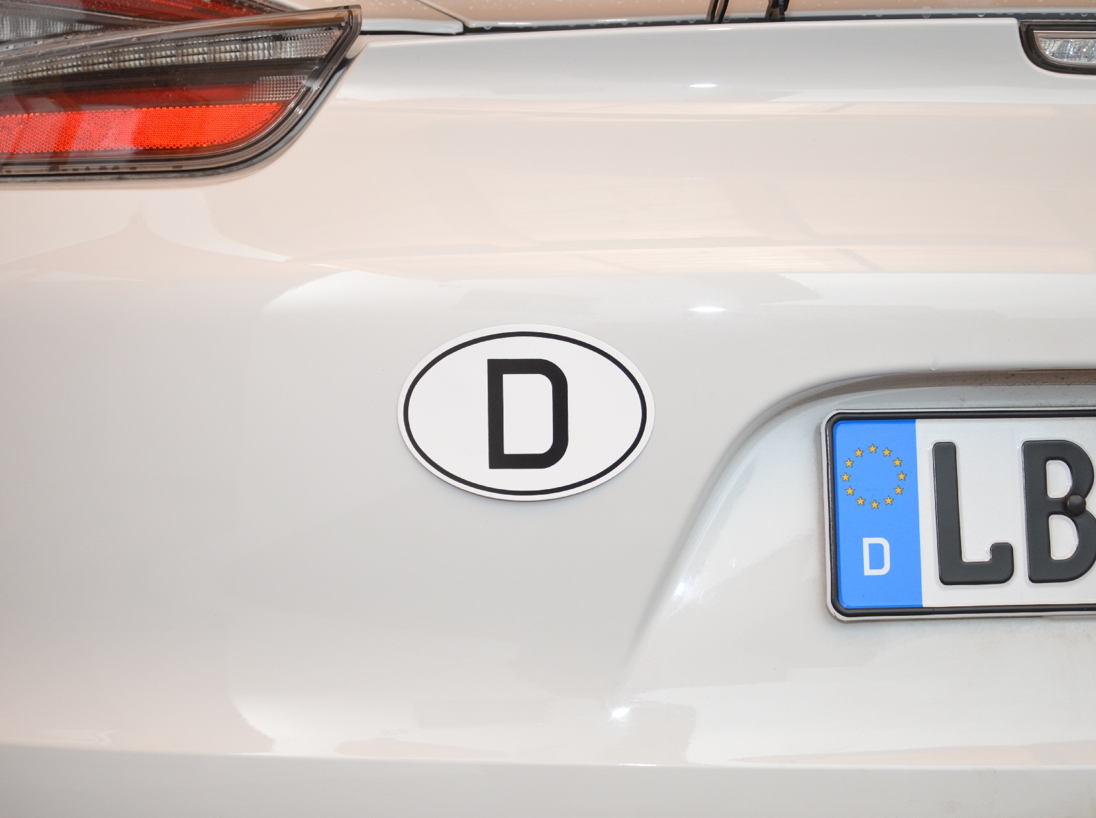 D-Schild Deutschland Magnet D Schild 13 x 9 cm