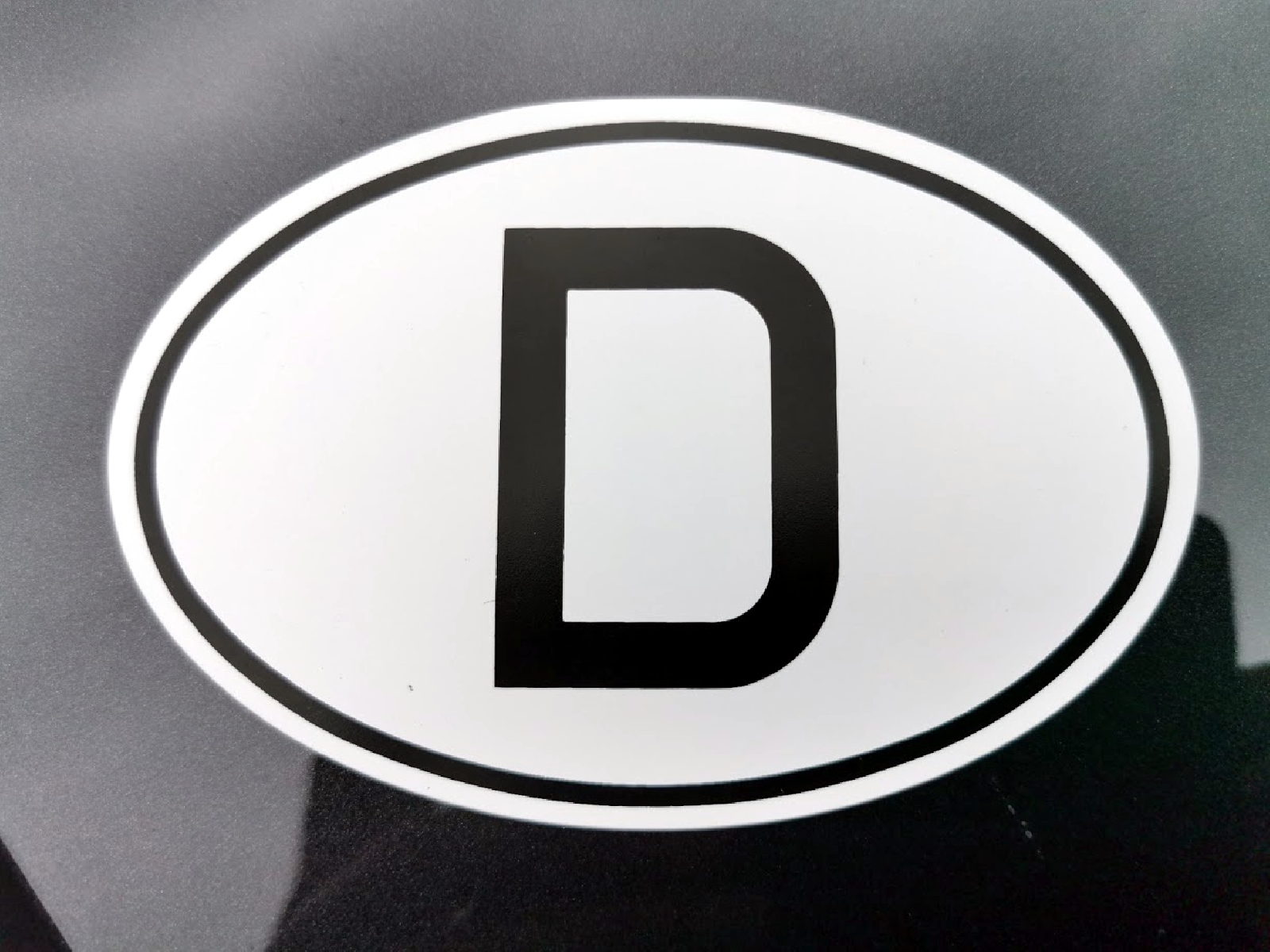 D-Schild Deutschland Magnet D Schild 13 x 9 cm