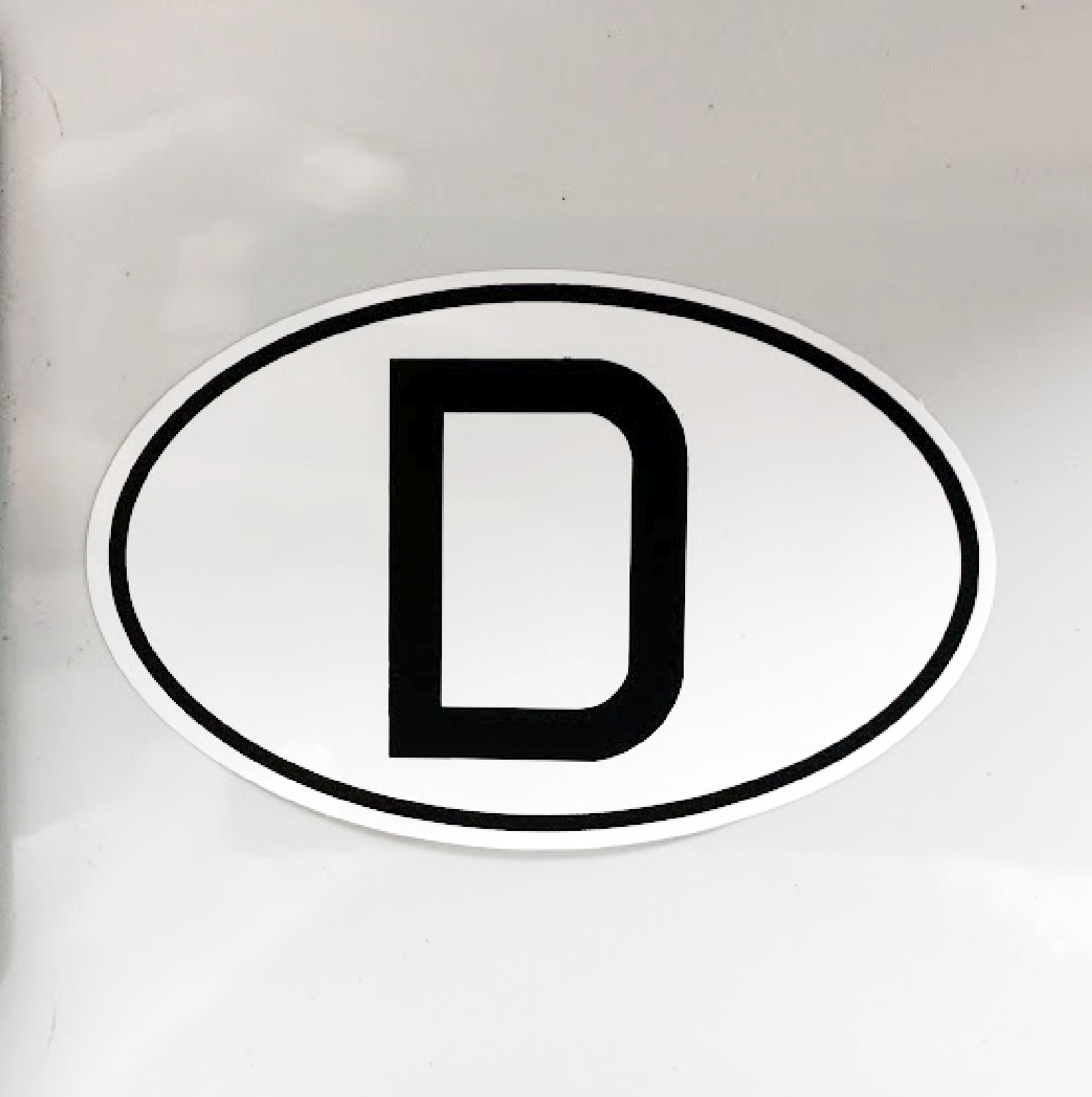 D-Schild Deutschland Magnet D Schild 13 x 9 cm