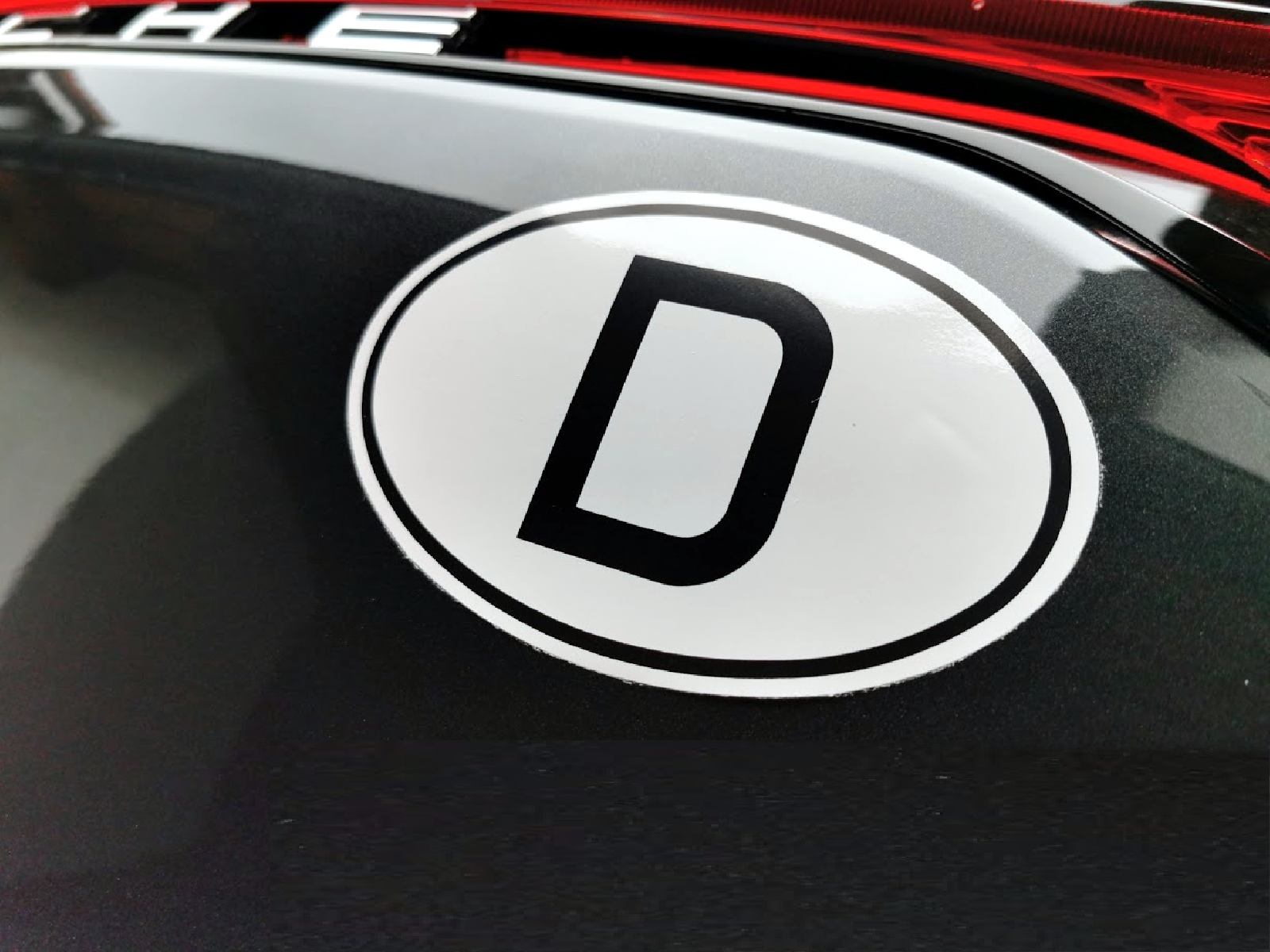 D-Schild Deutschland Magnet D Schild 13 x 9 cm