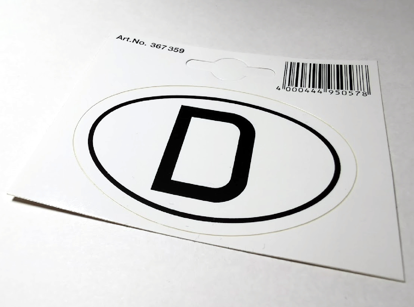 D-Schild Deutschland D Schild 7,6 x 5,2 cm