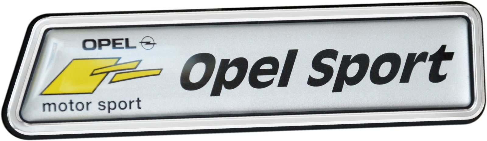 Opel Sport 3D Emblem Schild 10 cm Kristalldekor