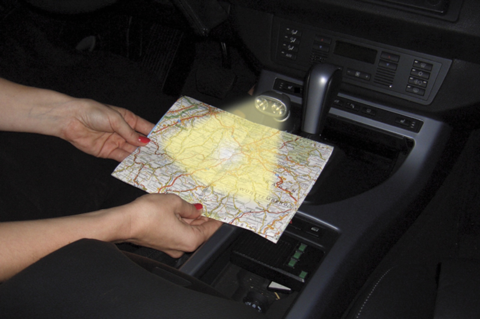 Leselampe Leselicht Akku Doppellicht Zigarettenanzünder Leuchte