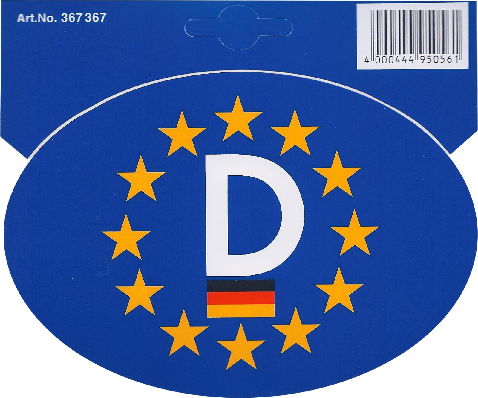 Europa D-Schild Deutschland D Schild 13 x 9 cm selbstklebend
