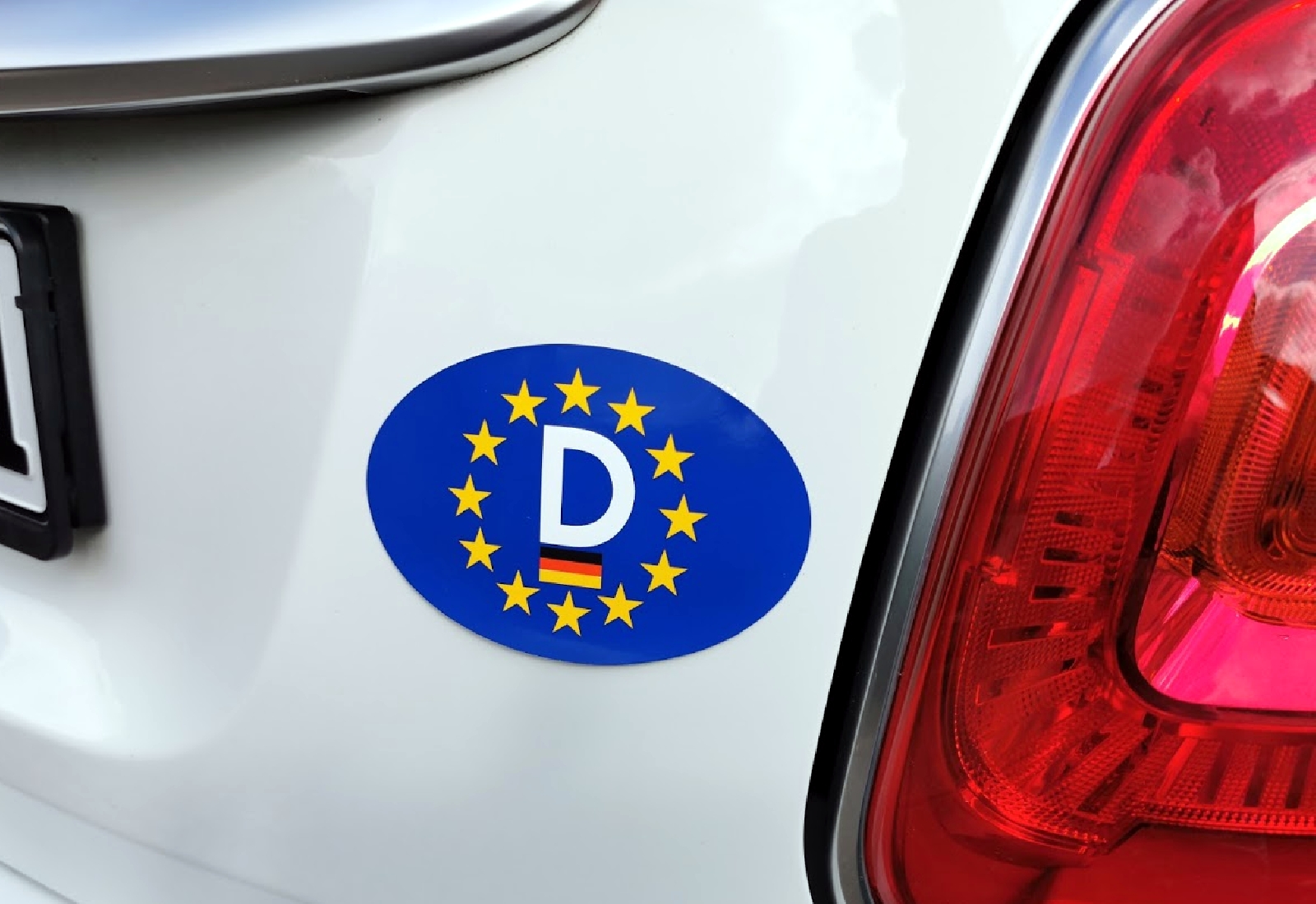 Europa D-Schild Deutschland D Schild 13 x 9 cm selbstklebend