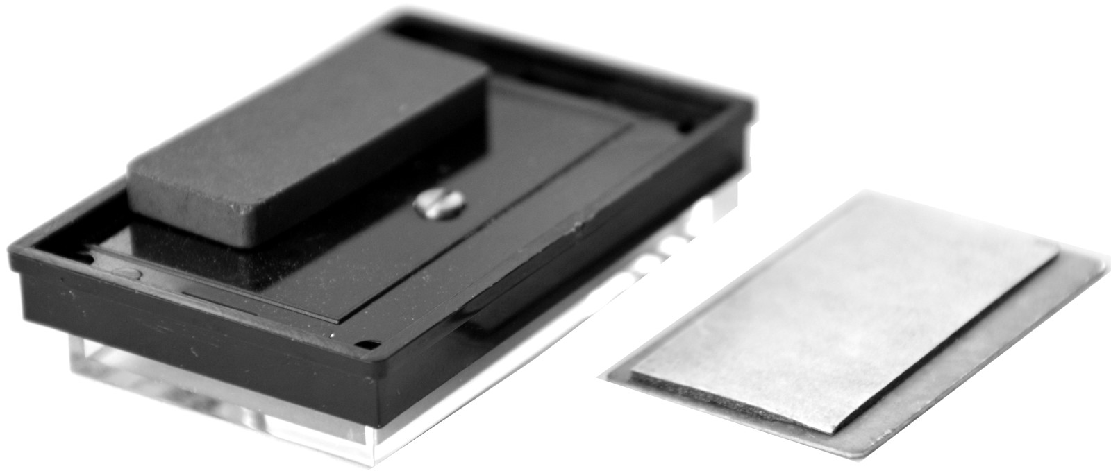 Bimetall Thermometer 6 x 4 cm mit Magnethalter