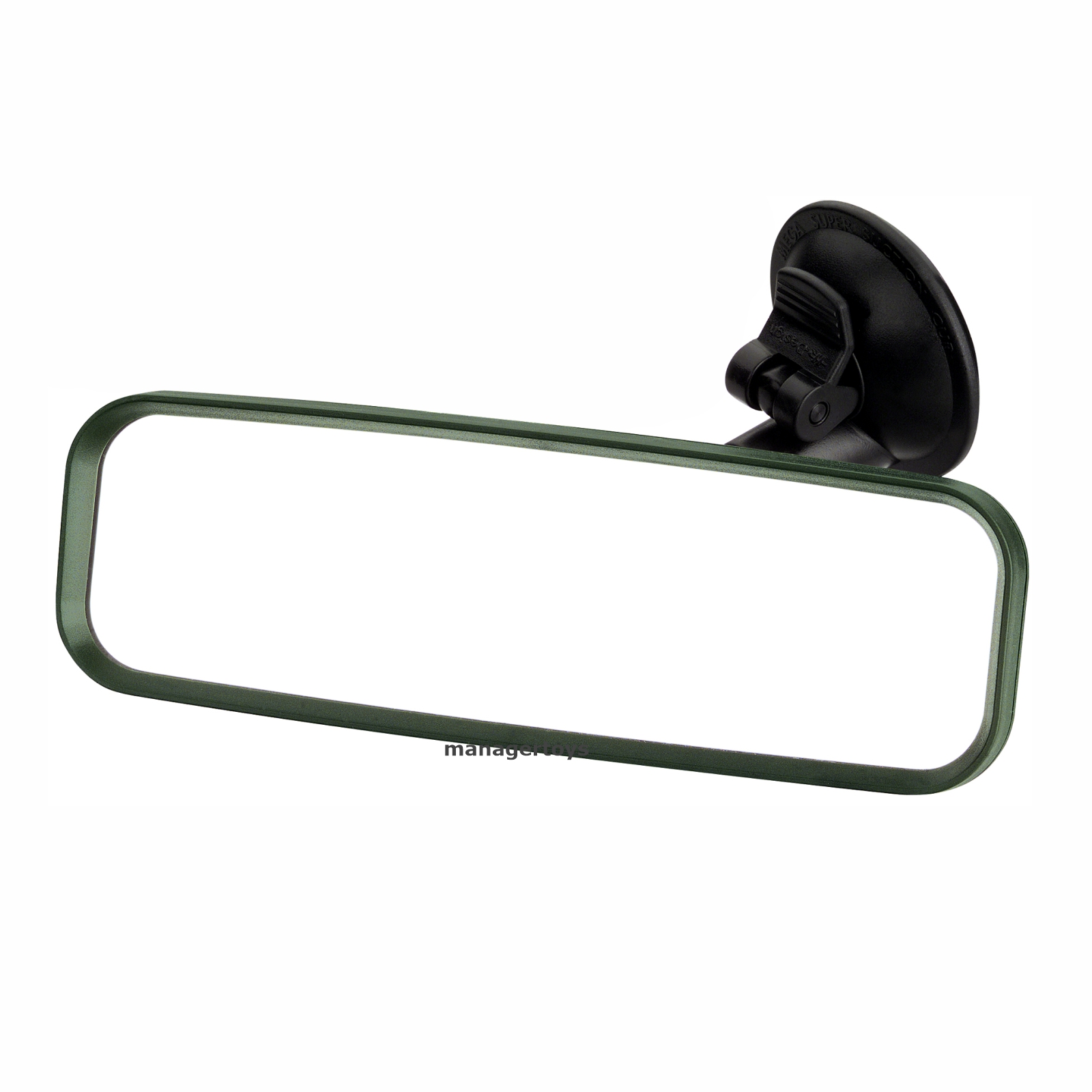 Grüner Zusatz Innenspiegel Spiegel zum ansaugen mit Schwanenhals