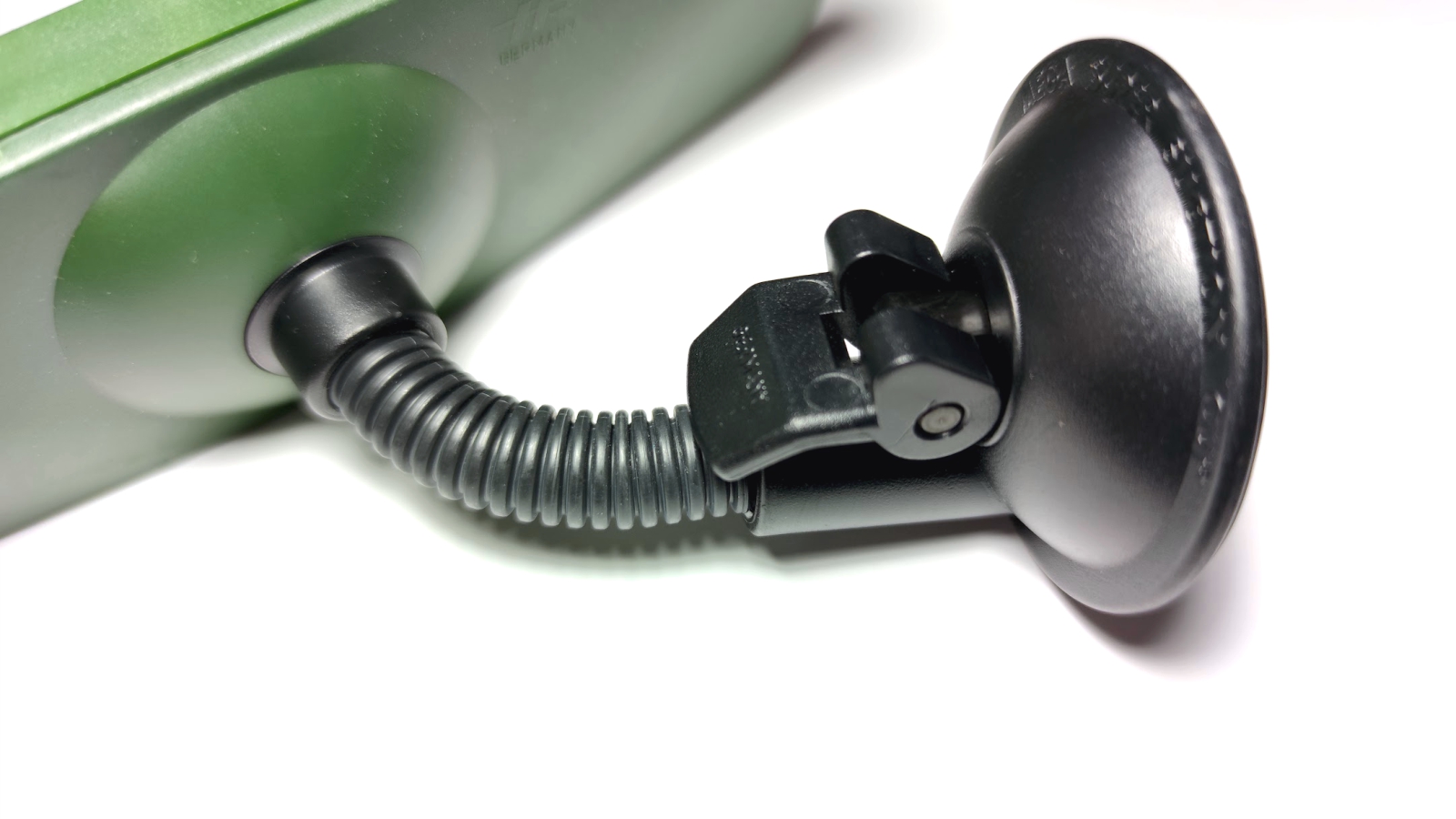 Grüner Zusatz Innenspiegel Spiegel zum ansaugen mit Schwanenhals