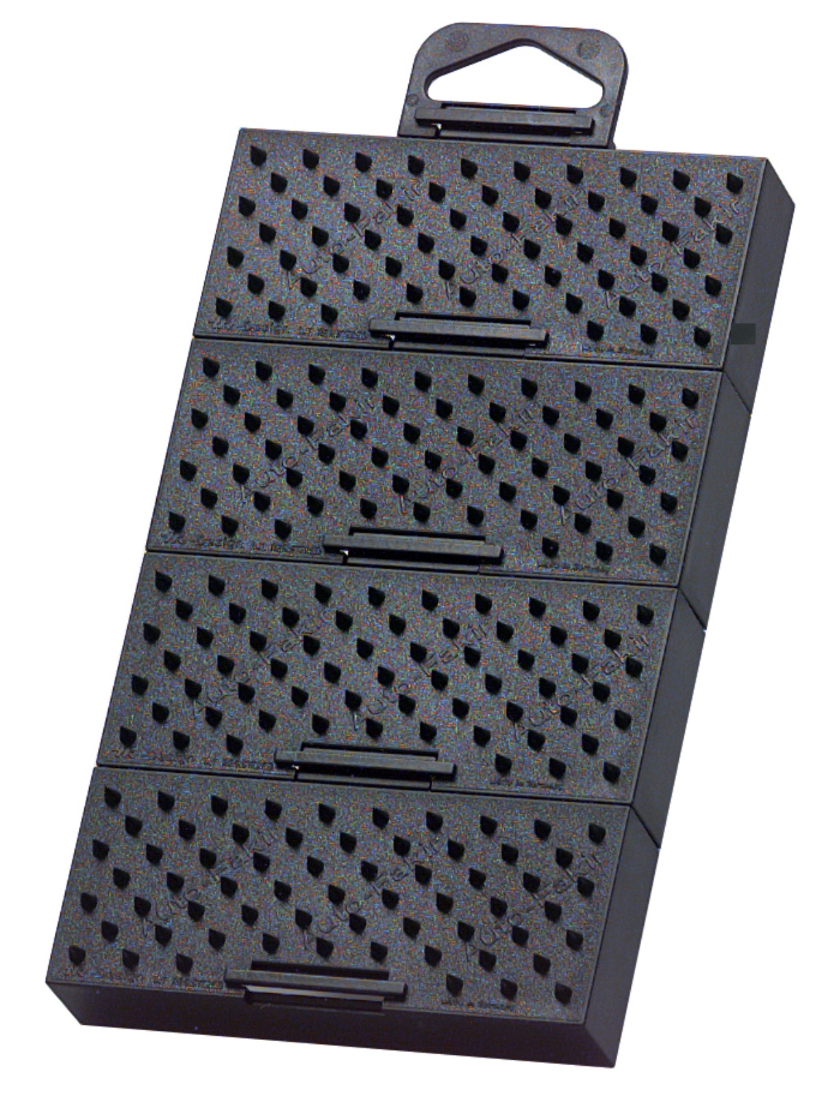 Schwarze Antirutsch Anti Rutsch Ecken Winkel 4er Set 12 x 5 cm