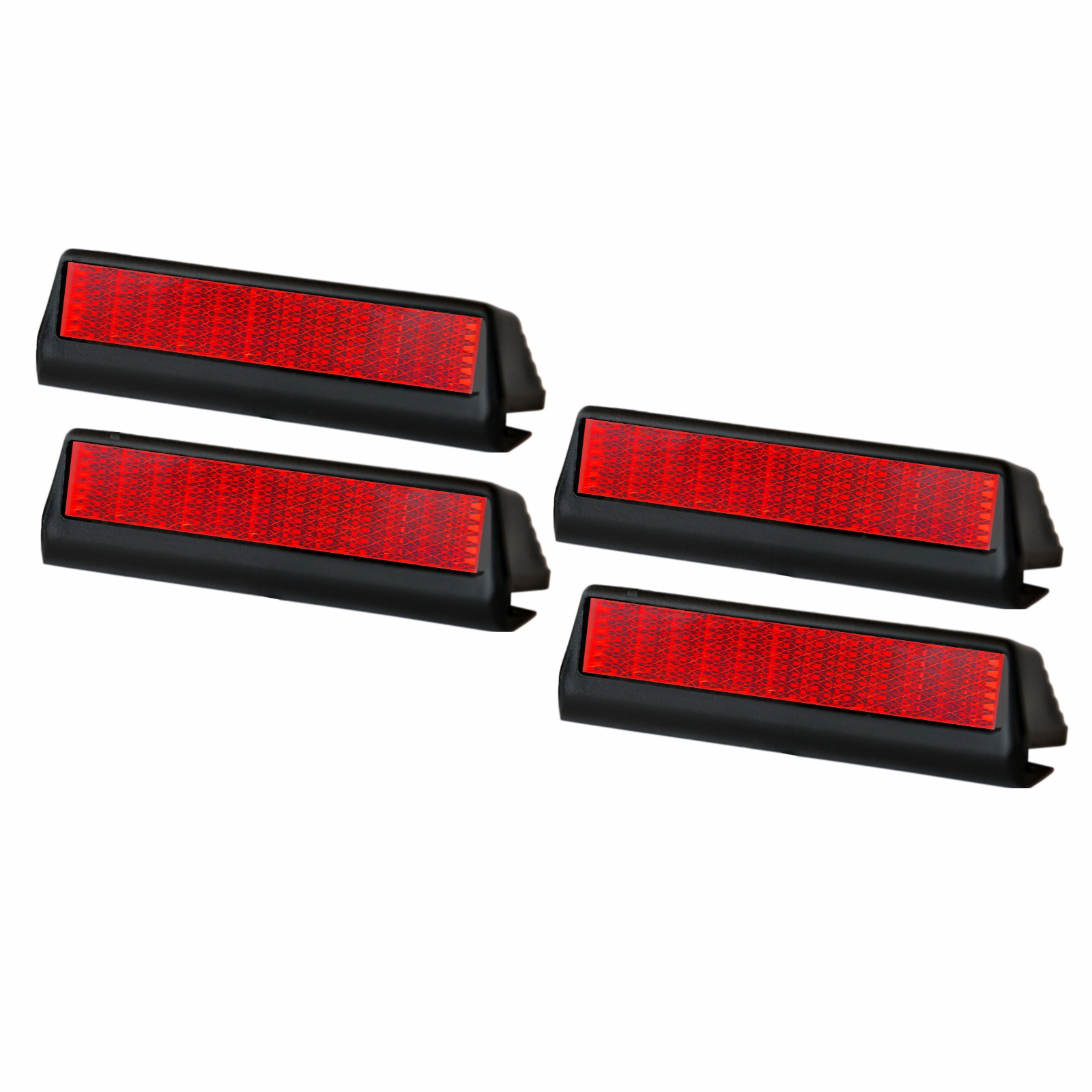 Vier Stück Türkantenschoner rot Auto Türschutz Türkantenschutz