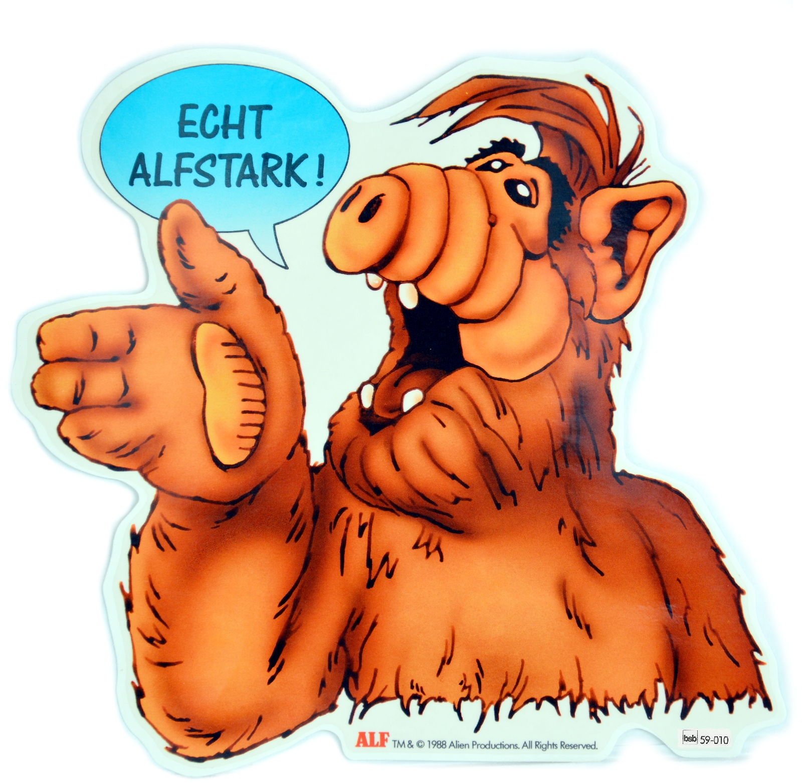 Alf Autoaufkleber ECHT ALFSTARK ! Folienaufkleber 9 cm selbstklebend