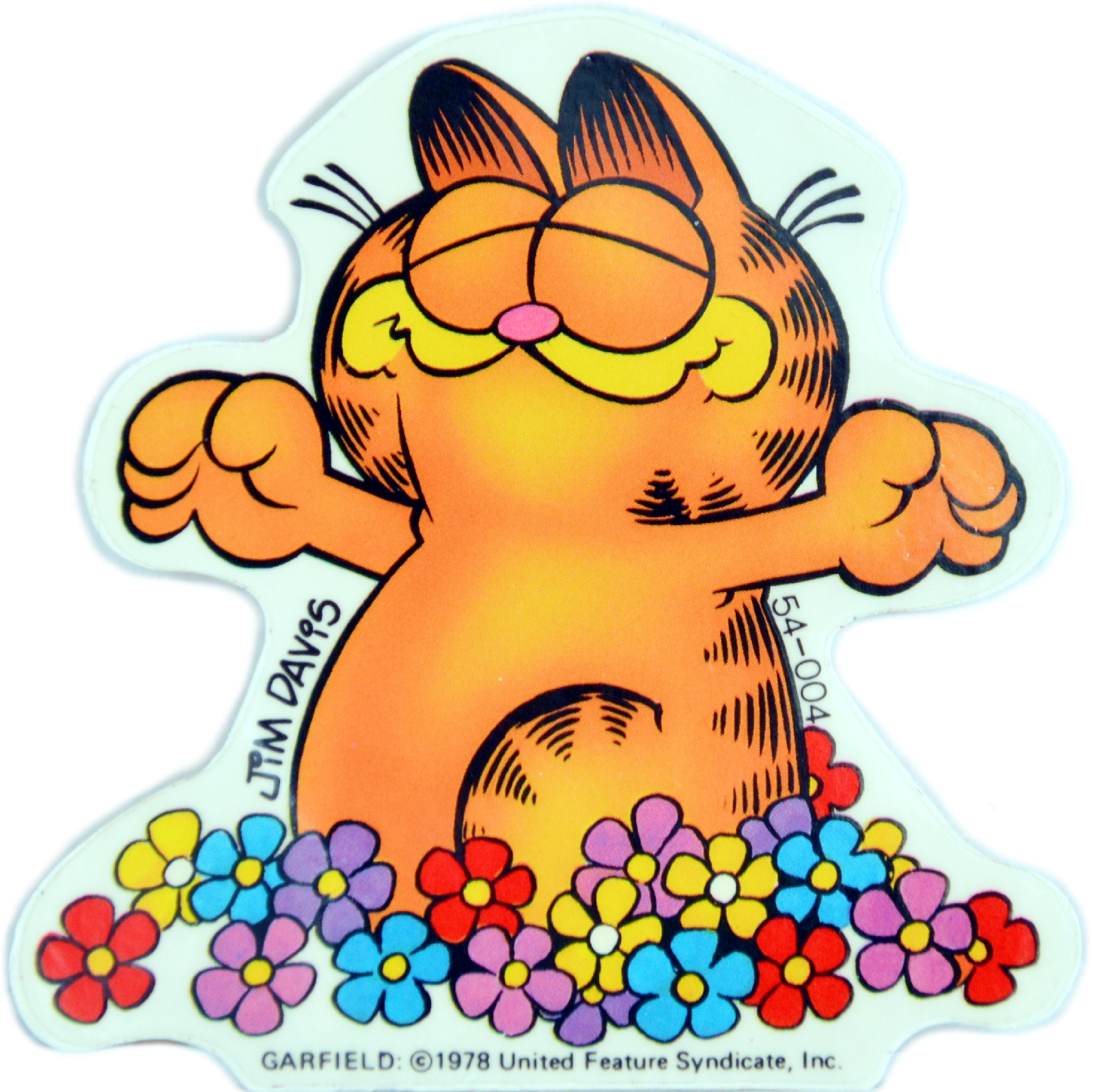 Garfield Autoaufkleber Der Tag kann kommen! Folienaufkleber 8 cm selbstklebend