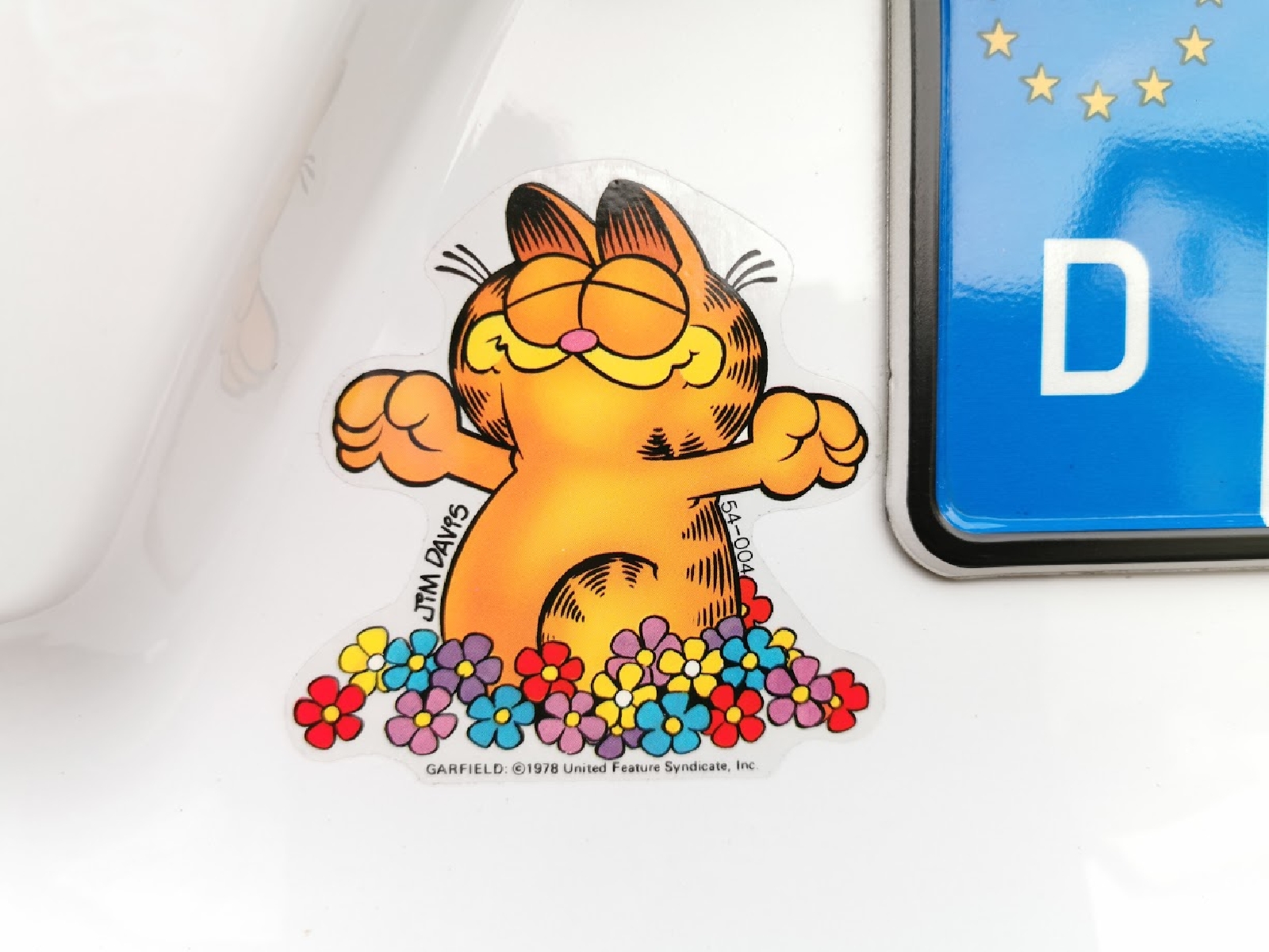 Garfield Autoaufkleber Der Tag kann kommen! Folienaufkleber 8 cm selbstklebend
