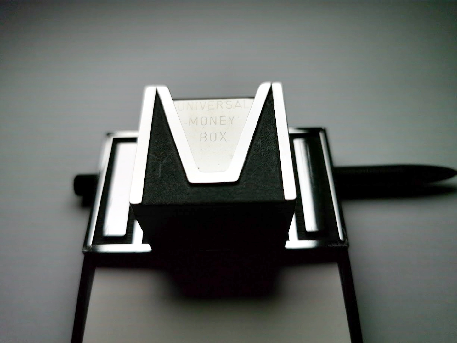 Münzbox mit Notizzettel Auto Halterung selbstklebend und magnetisch