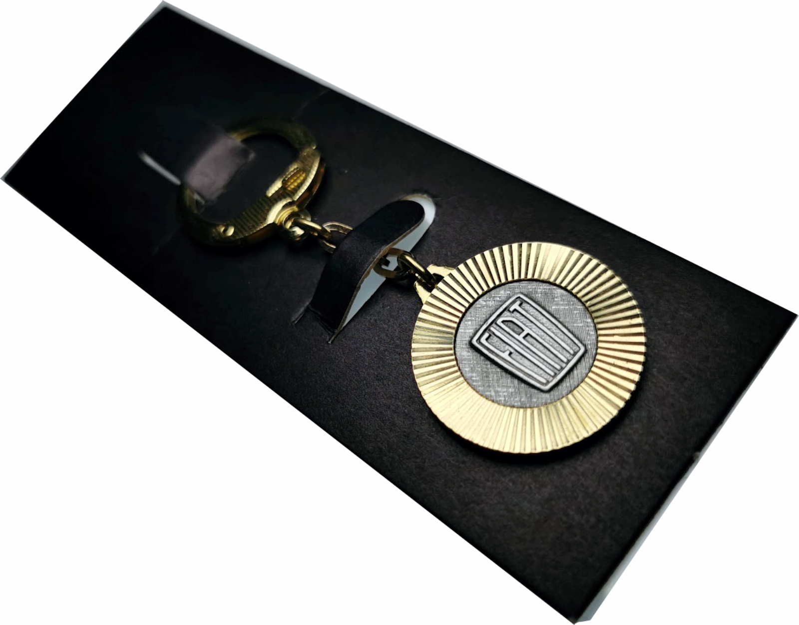 Schlüsselanhänger FIAT Metall Diamantschliff Anhänger