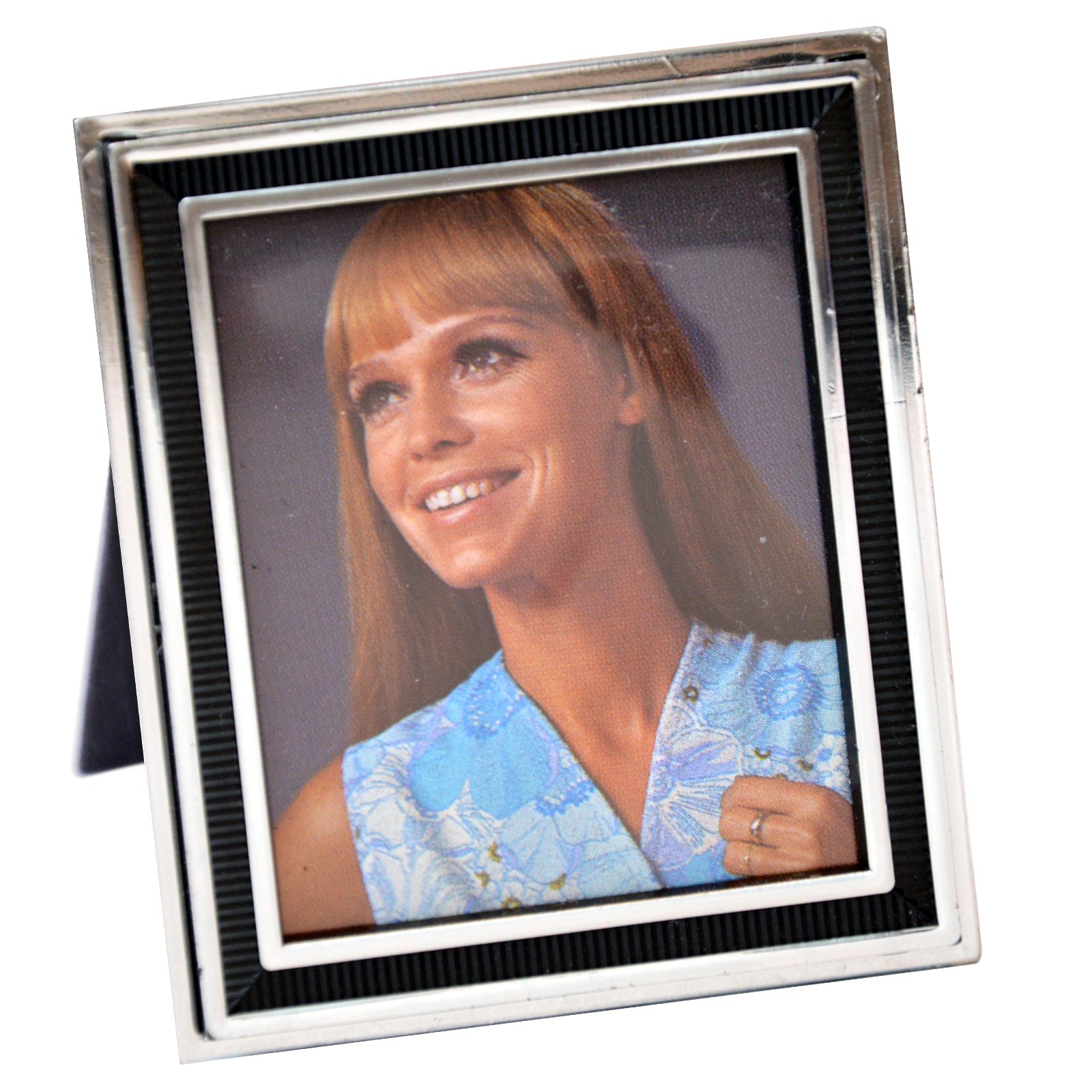 Fotorahmen Bilderrahmen 7 x 6 cm + Magnethalter + Aufsteller