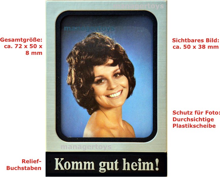 Auto Bilder Foto Rahmen KOMM GUT HEIM! Bilderrahmen 7 x 5 cm