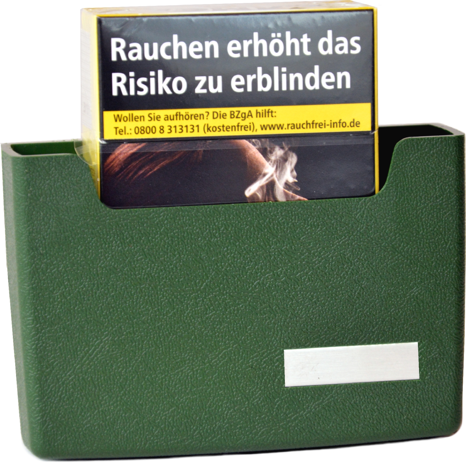 Grüner Zigaretten Auto Magnet Halter Halterung