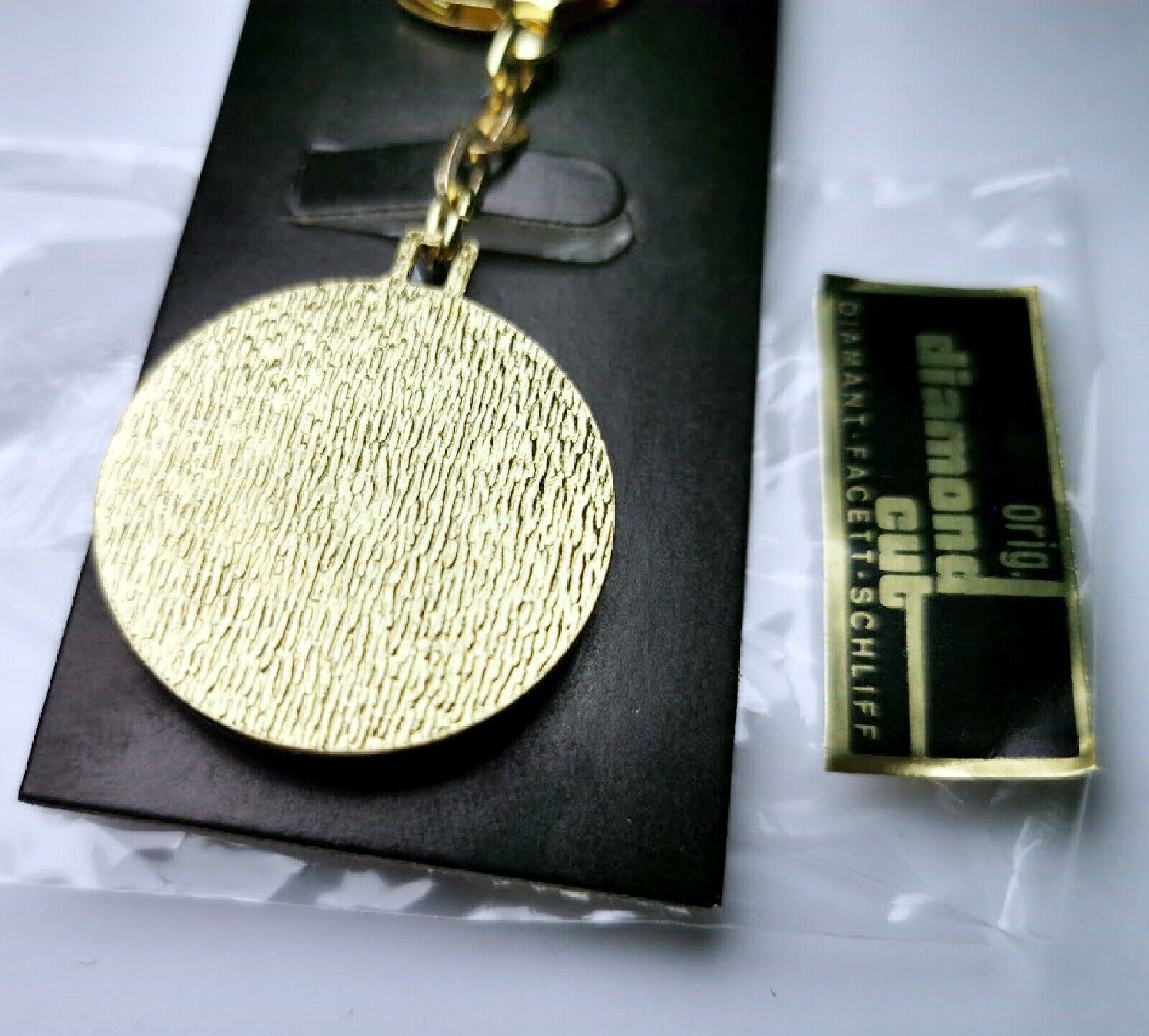 Chevrolet Metall Schlüsselanhänger Anhänger Diamantschliff Lüfterrad