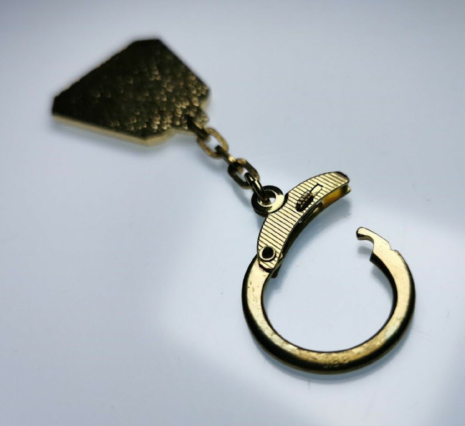 Hund Dackel Metall Schlüsselanhänger Anhänger Diamantschliff