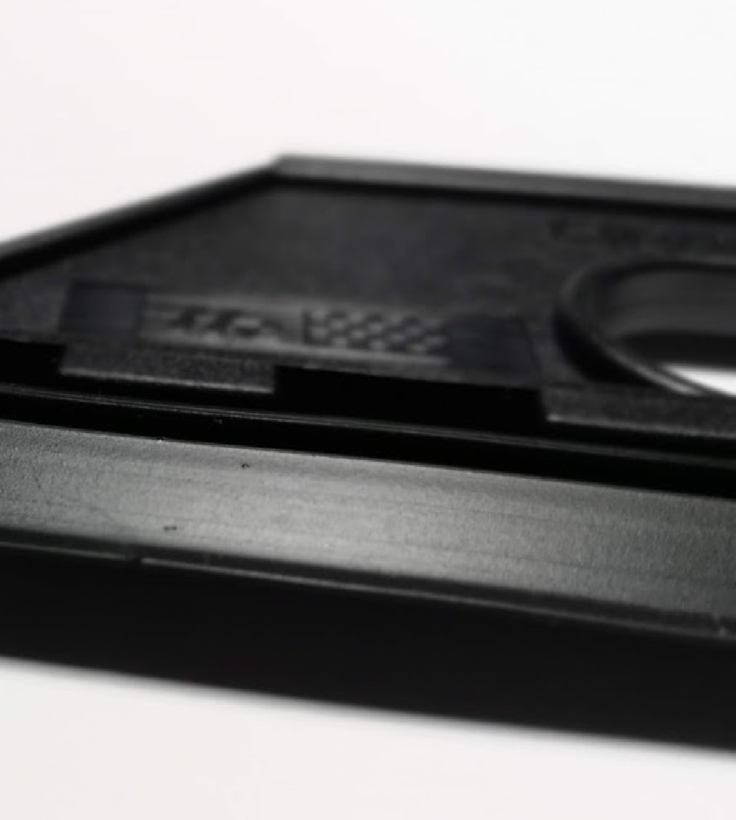 Eiskratzer mit Gummilippe (schwarz)