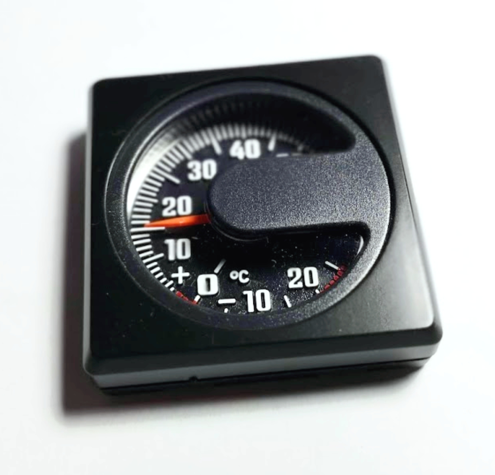 Auto Bimetall Thermometer 5 x 5 cm Reliefskala