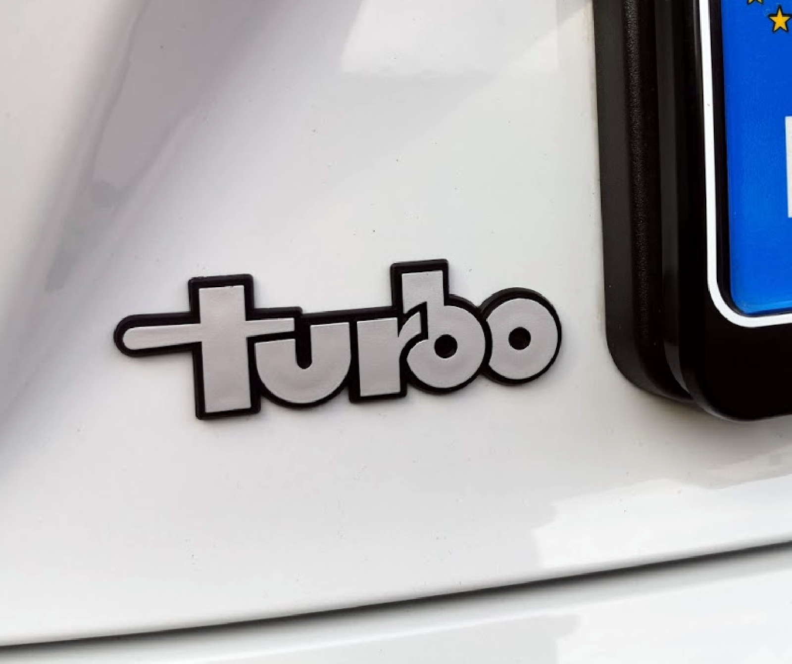 Auto Relief 3D Emblem 2er Set Turbo (je ca. 8 cm)