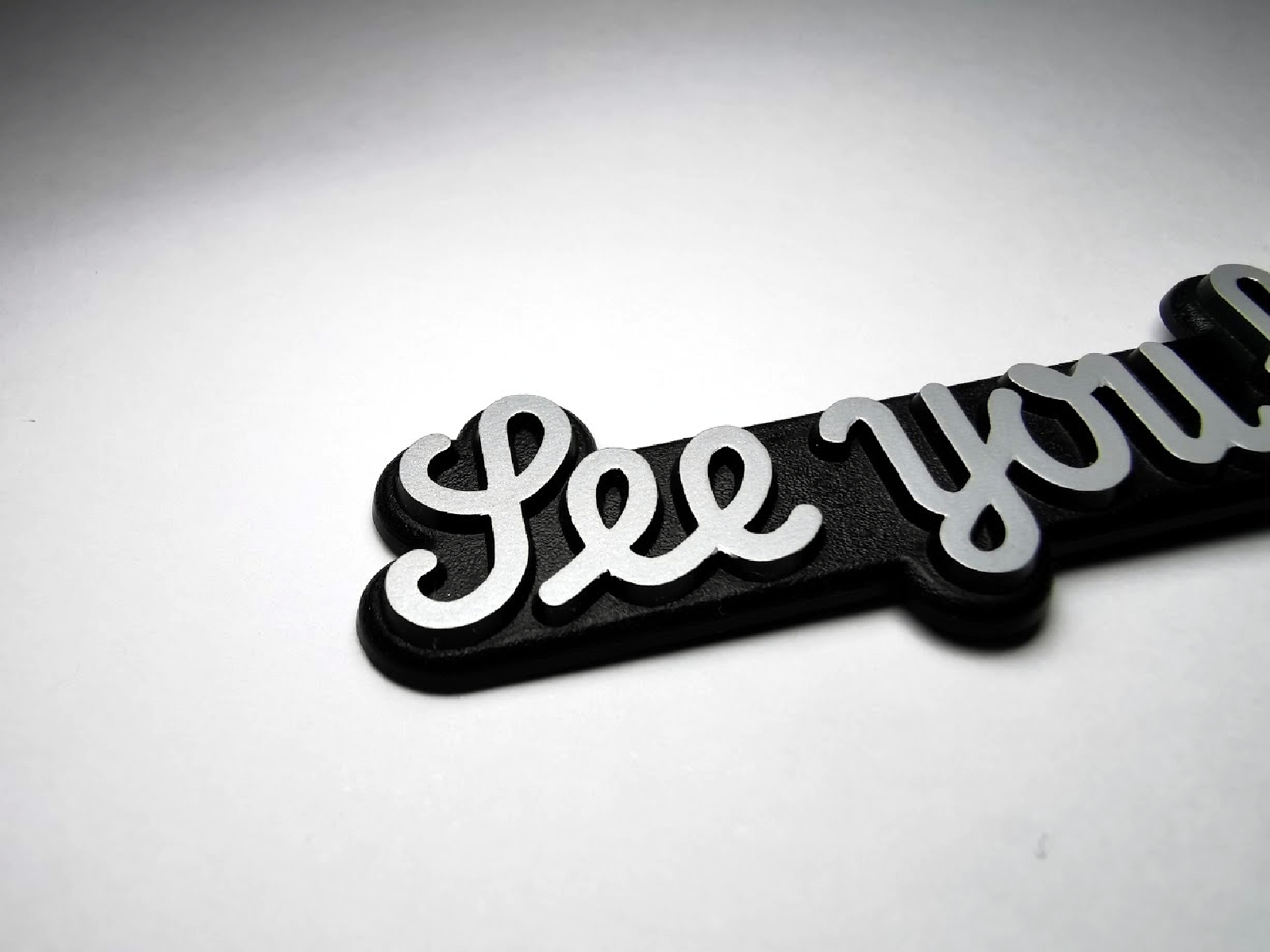 See you later GSi Auto Relief Schild 3D Emblem 18 cm
