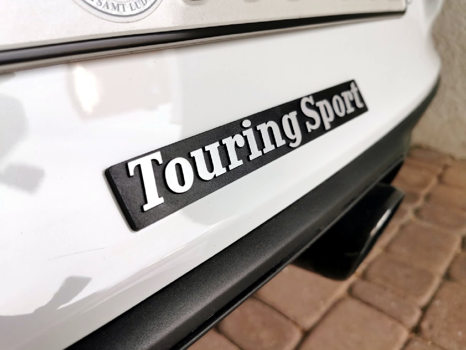 Auto Relief 3D Emblem Typenschild Touring Sport (ca. 20 cm)