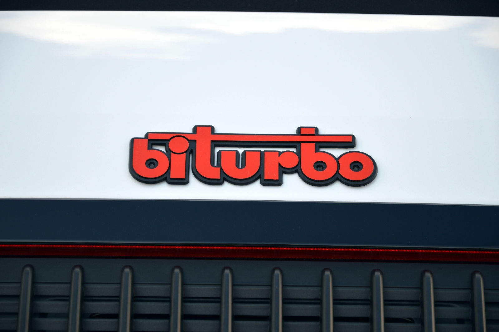 Auto Relief 3D Emblem biturbo Typenschild (ca. 17 cm)
