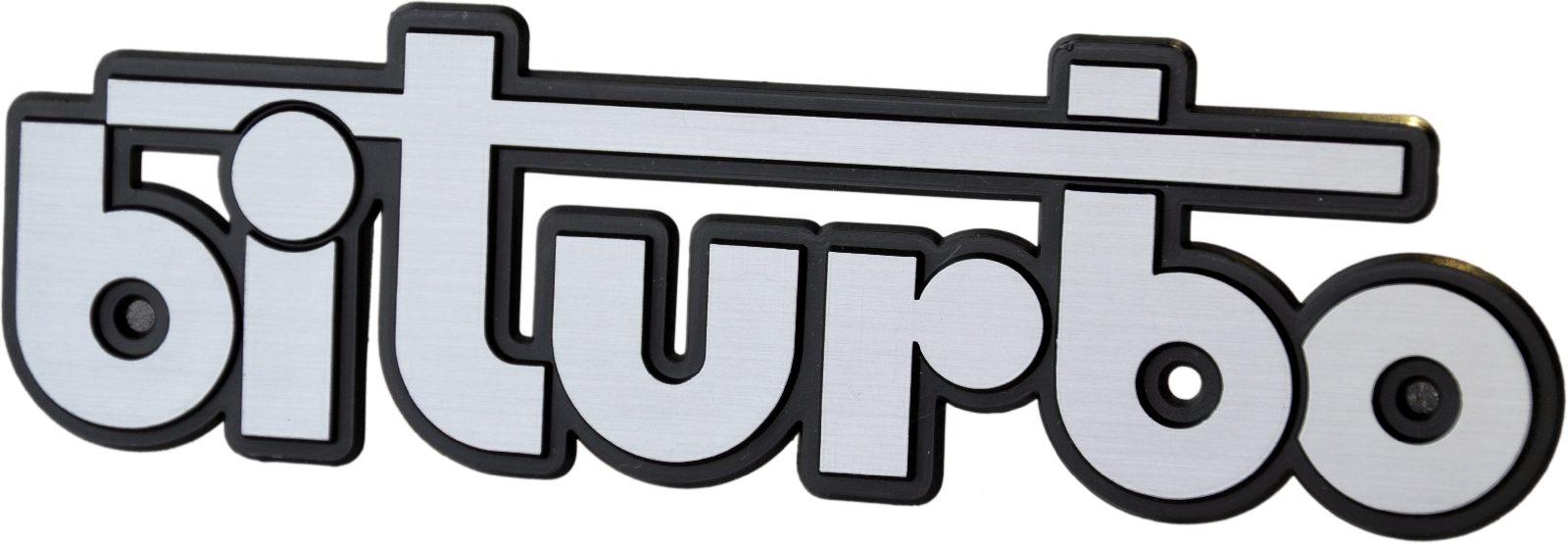 Auto Relief 3D Emblem biturbo Typenschild (ca. 17 cm)