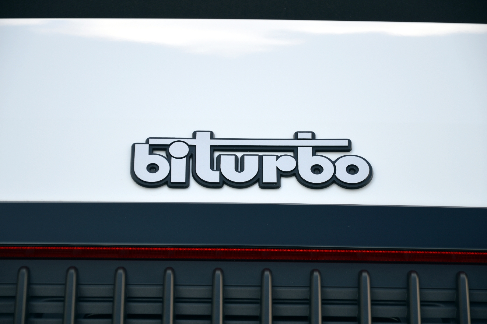 Auto Relief 3D Emblem biturbo Typenschild (ca. 17 cm)