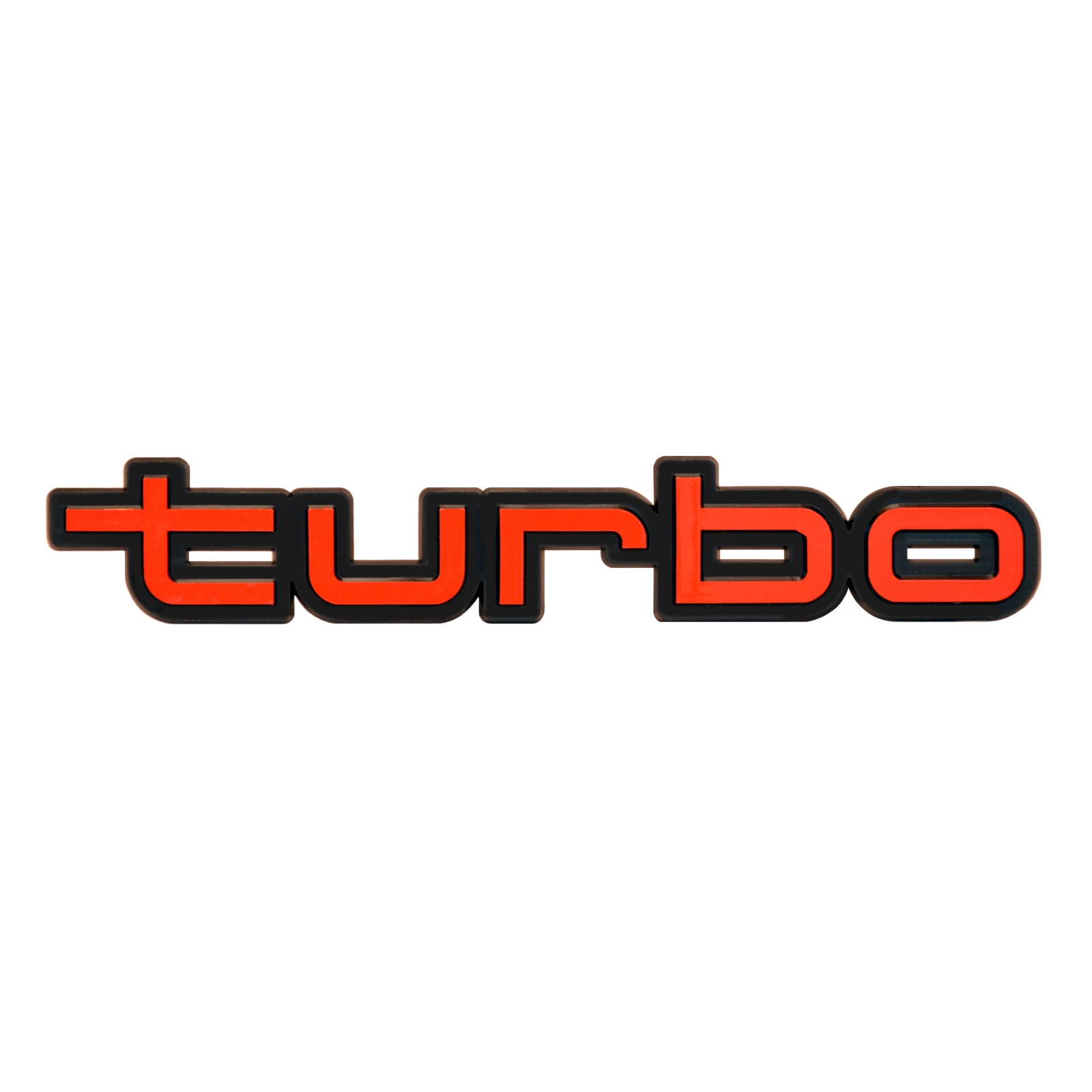 Auto Relief 3D Emblem turbo Typenschild (ca. 19 cm)