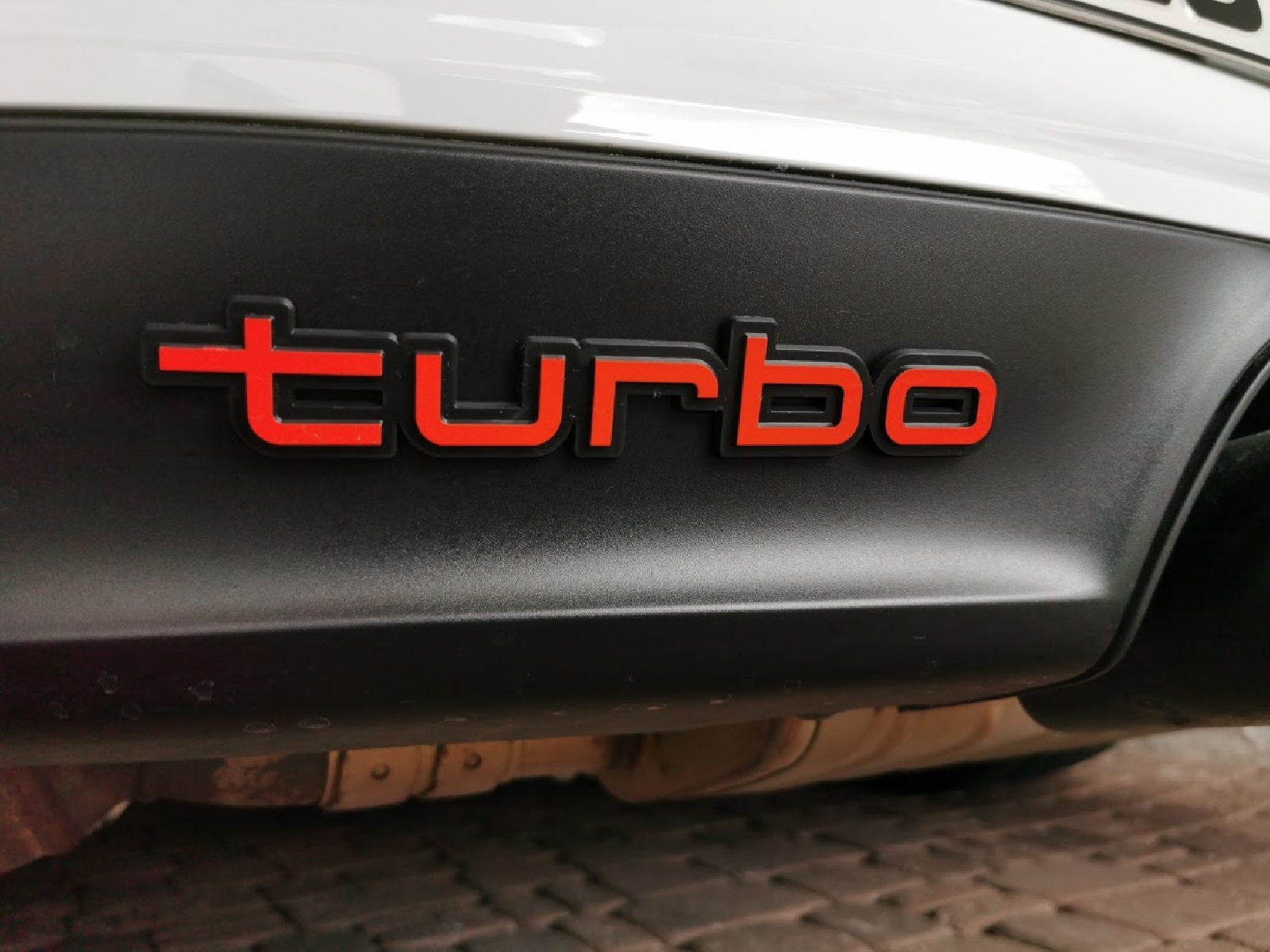 Auto Relief 3D Emblem turbo Typenschild (ca. 19 cm)