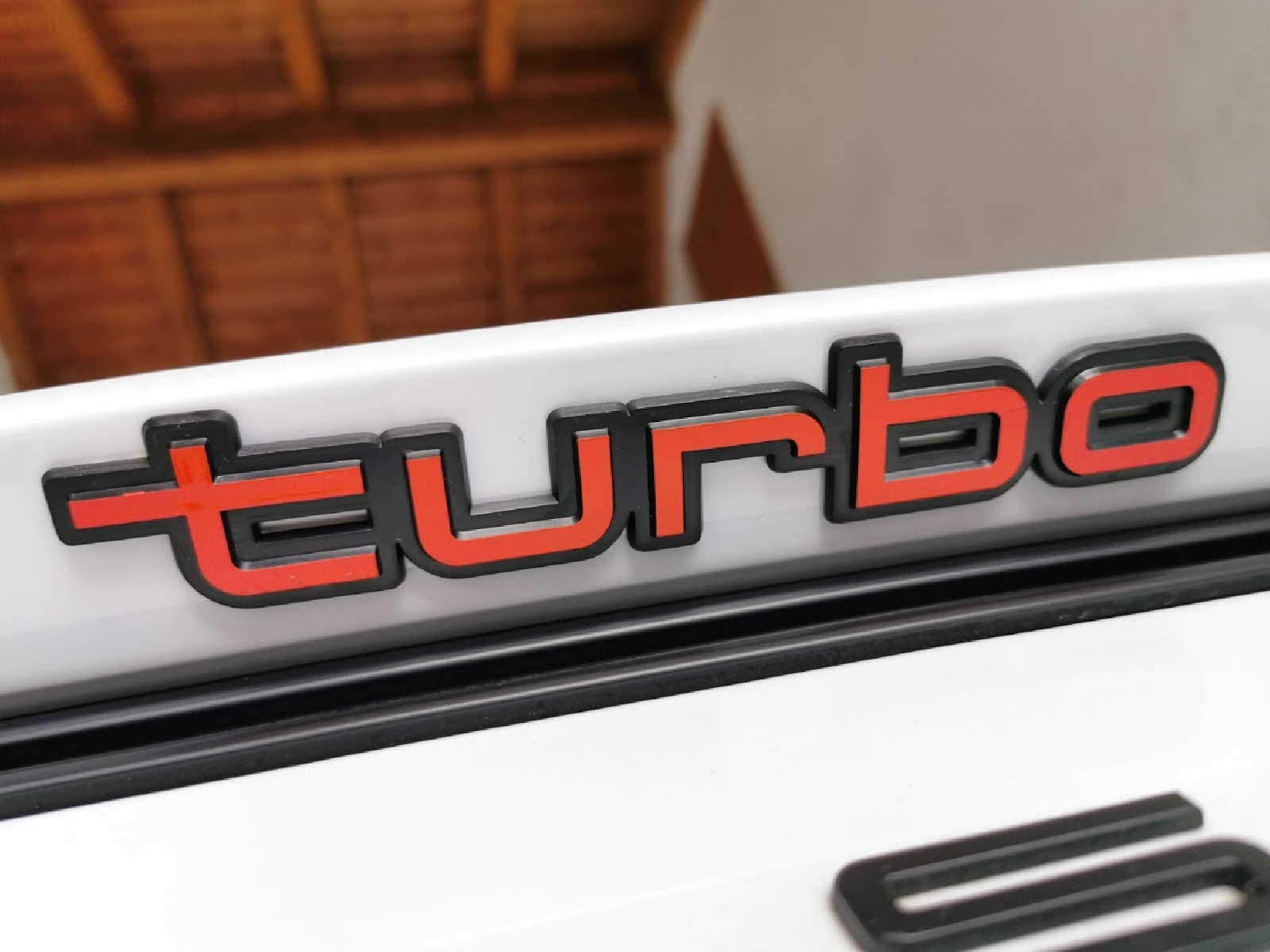Auto Relief 3D Emblem turbo Typenschild (ca. 19 cm)