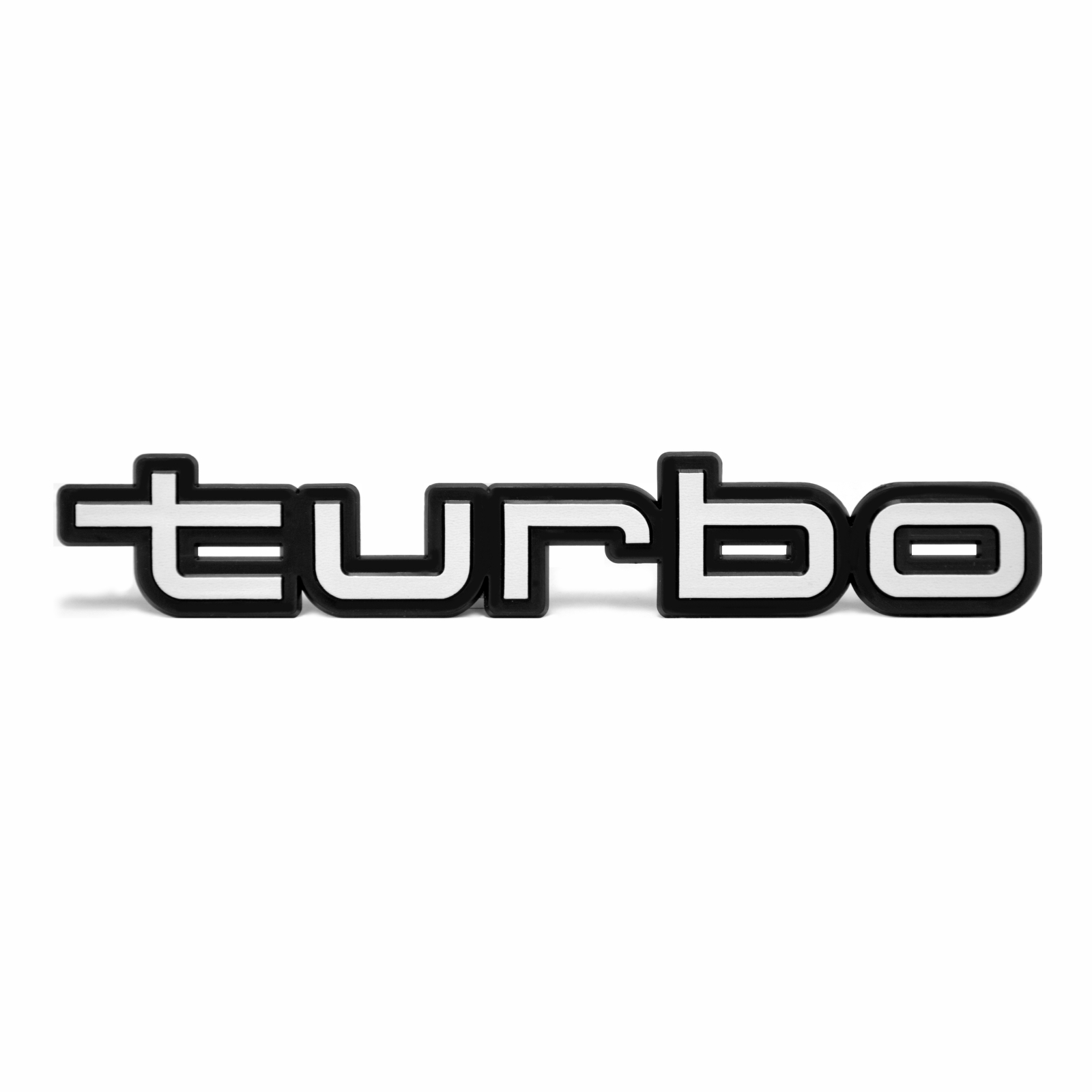Auto Relief 3D Emblem turbo Typenschild (ca. 19 cm)