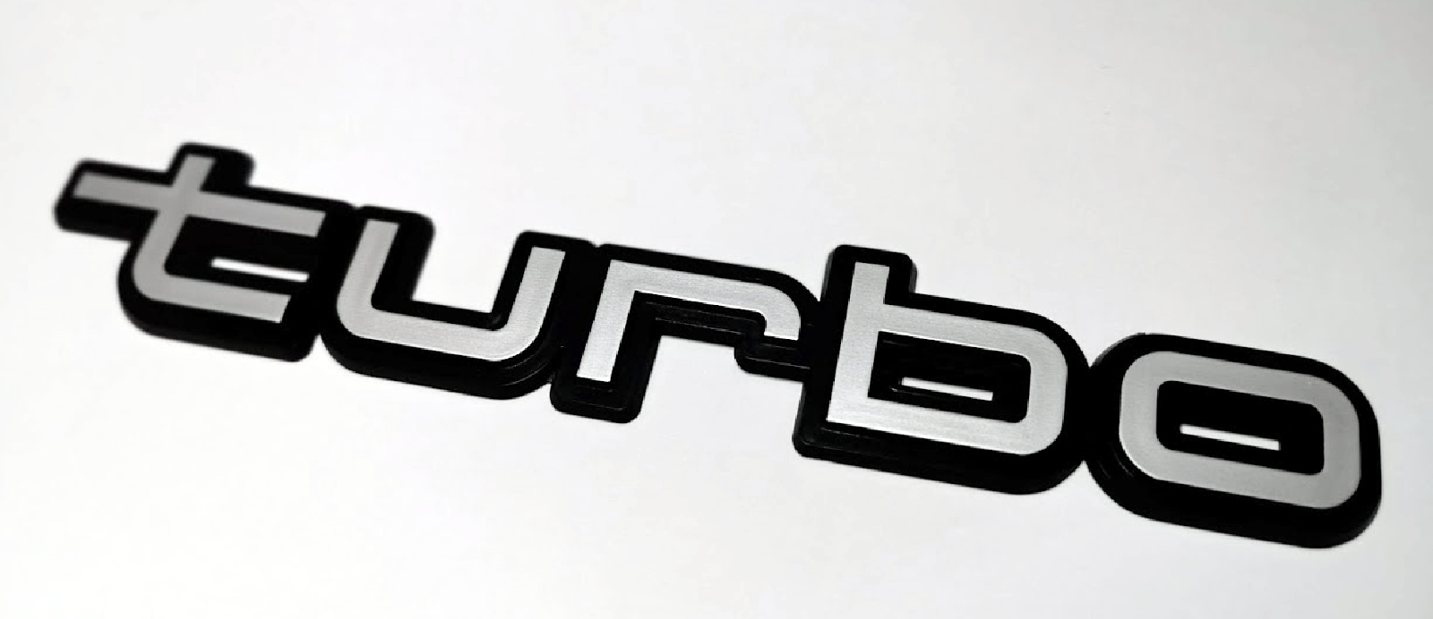 Auto Relief 3D Emblem turbo Typenschild (ca. 19 cm)