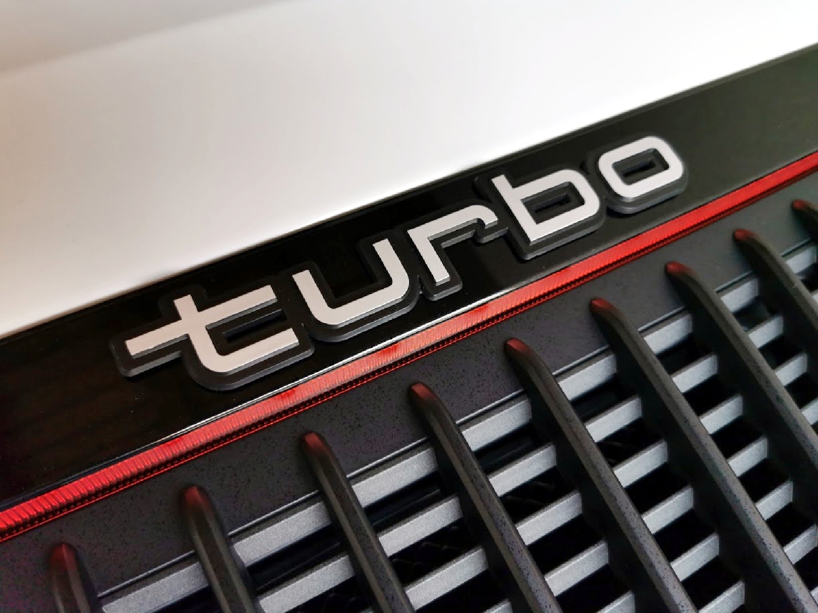 Auto Relief 3D Emblem turbo Typenschild (ca. 19 cm)